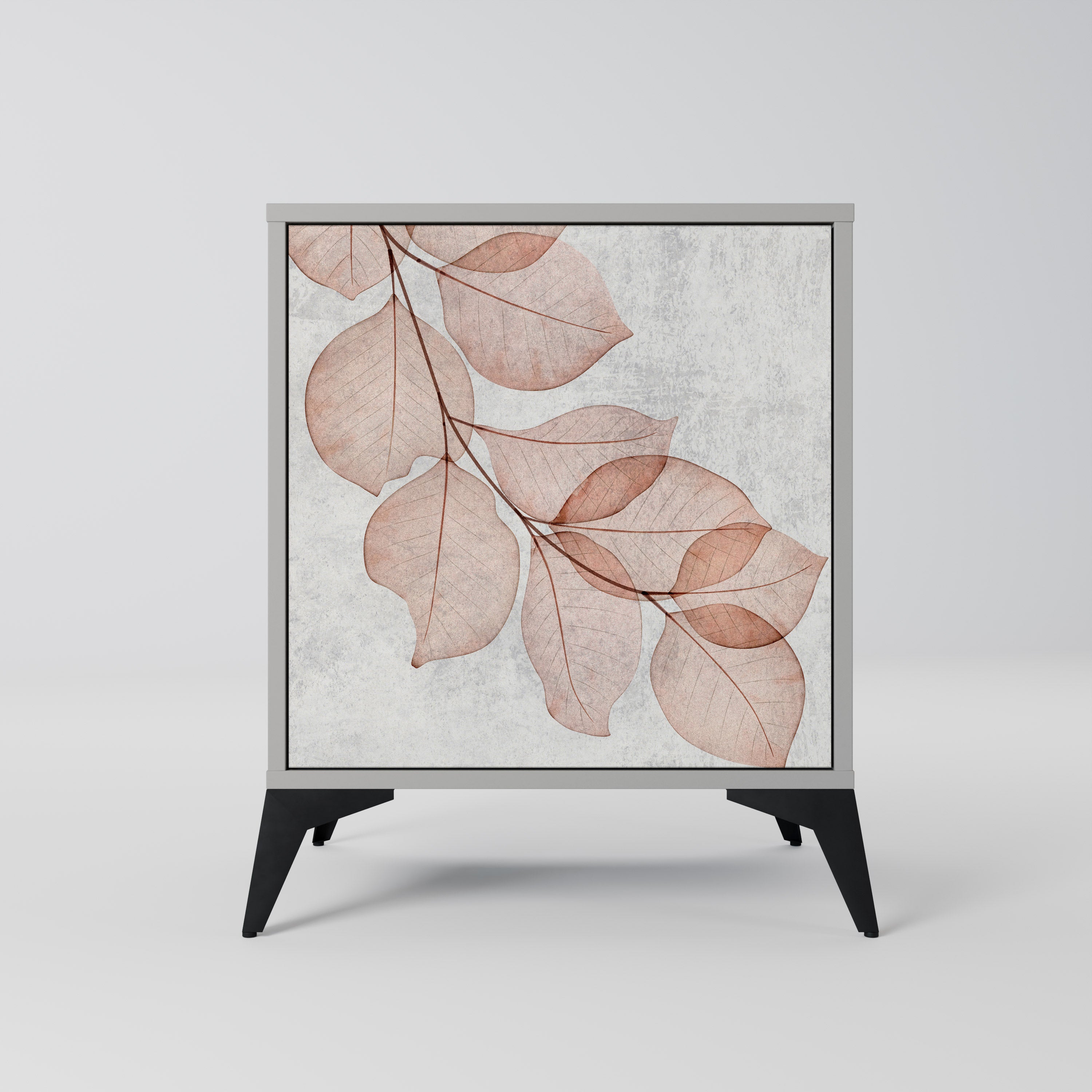 AUTUMN FRAGILITY Komoda 1-drzwiowa korpus Szary