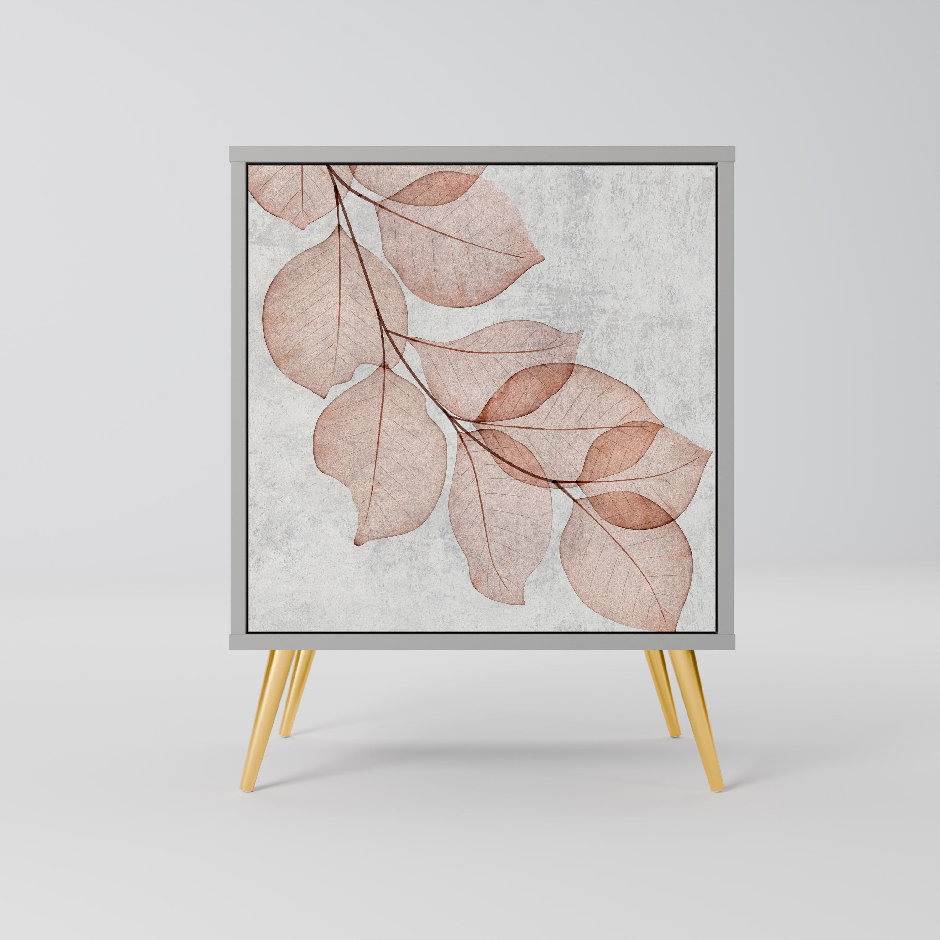 AUTUMN FRAGILITY Komoda 1-drzwiowa korpus Szary