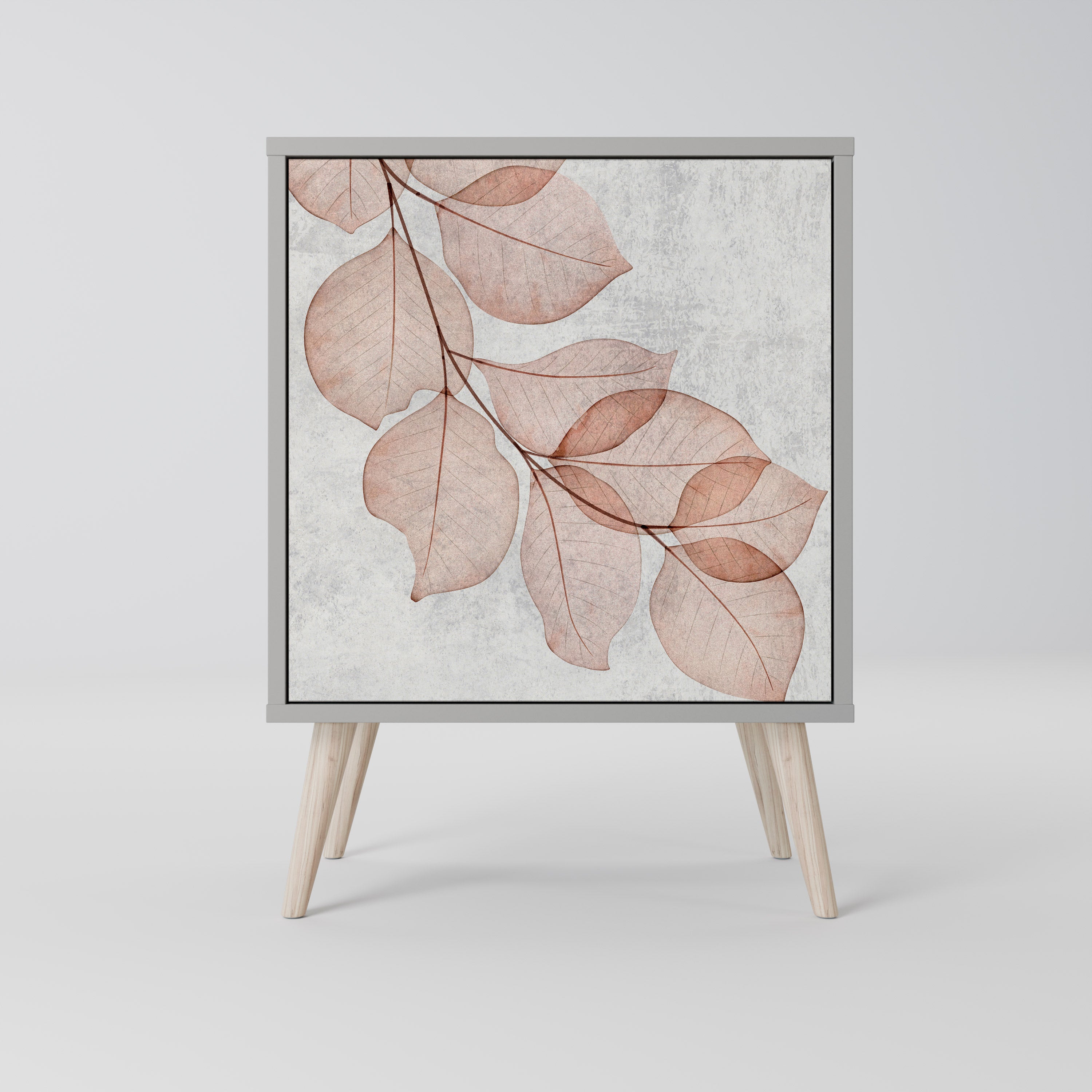 AUTUMN FRAGILITY Komoda 1-drzwiowa korpus Szary