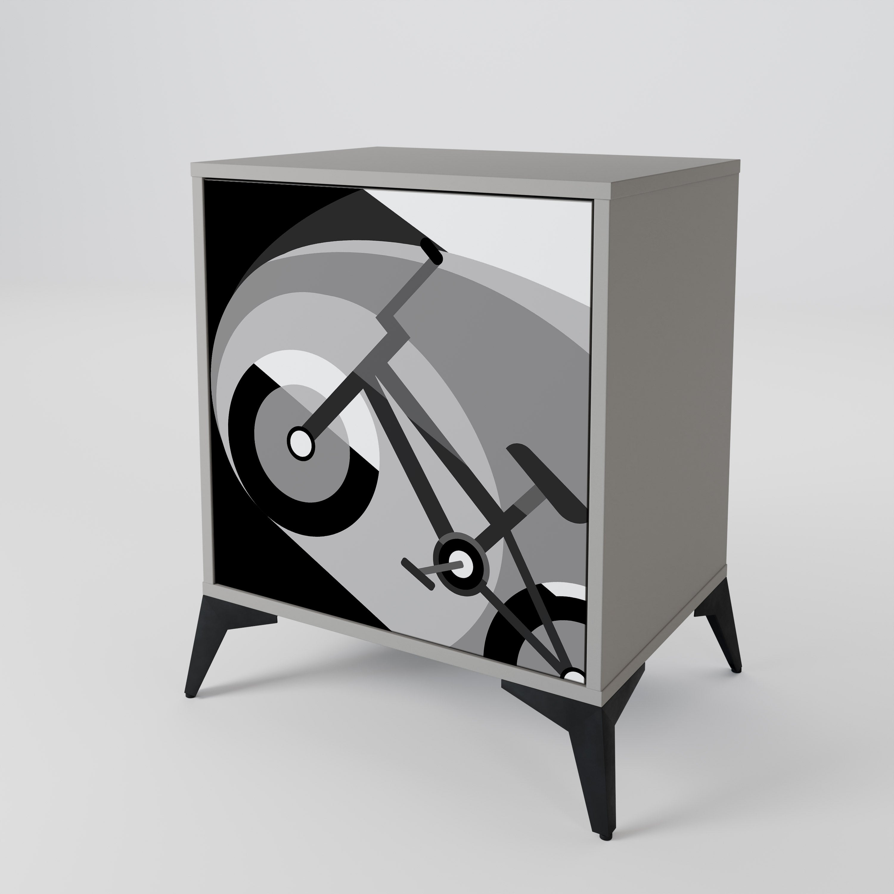BIKE ENERGY Komoda 1-drzwiowa korpus Szary