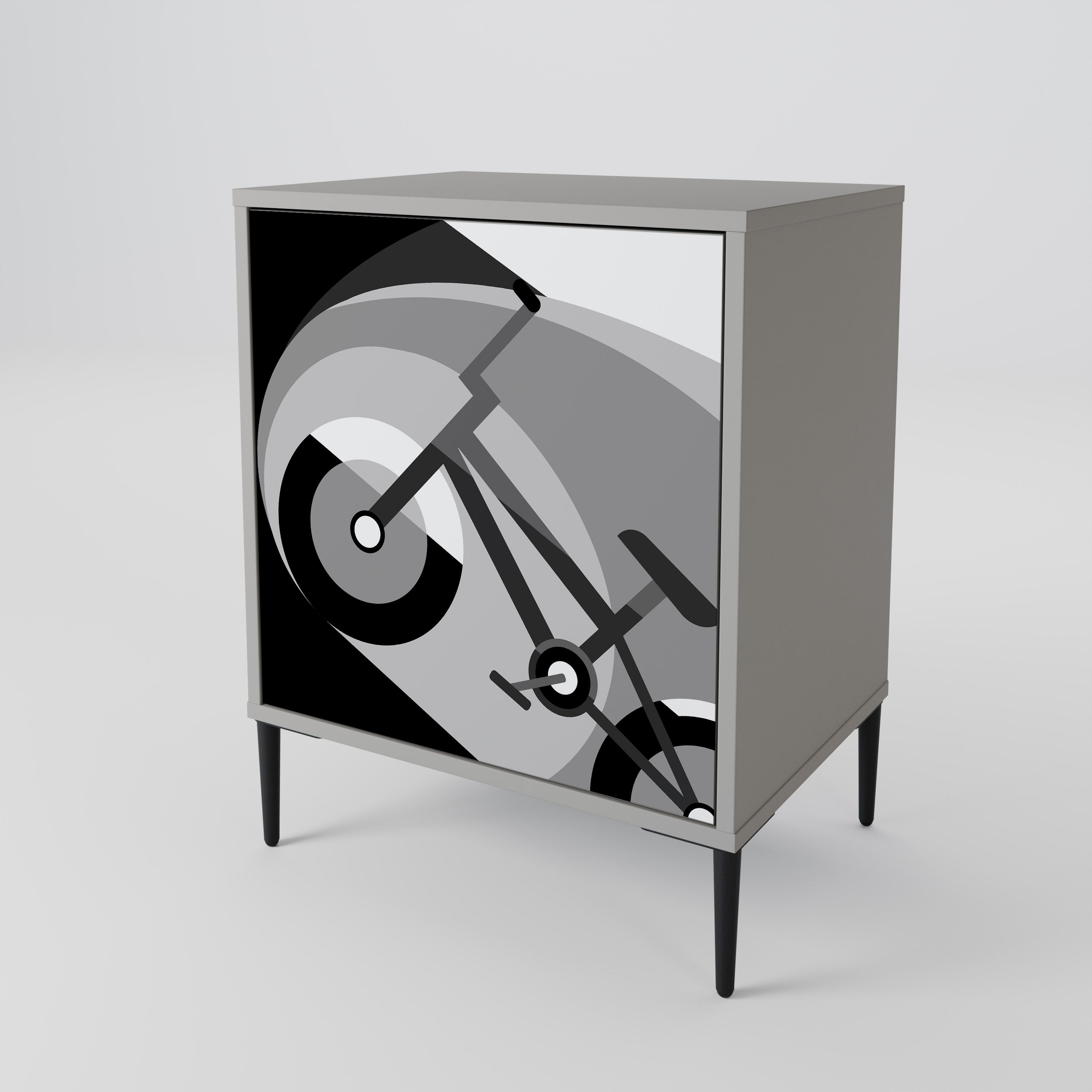 BIKE ENERGY Komoda 1-drzwiowa korpus Szary