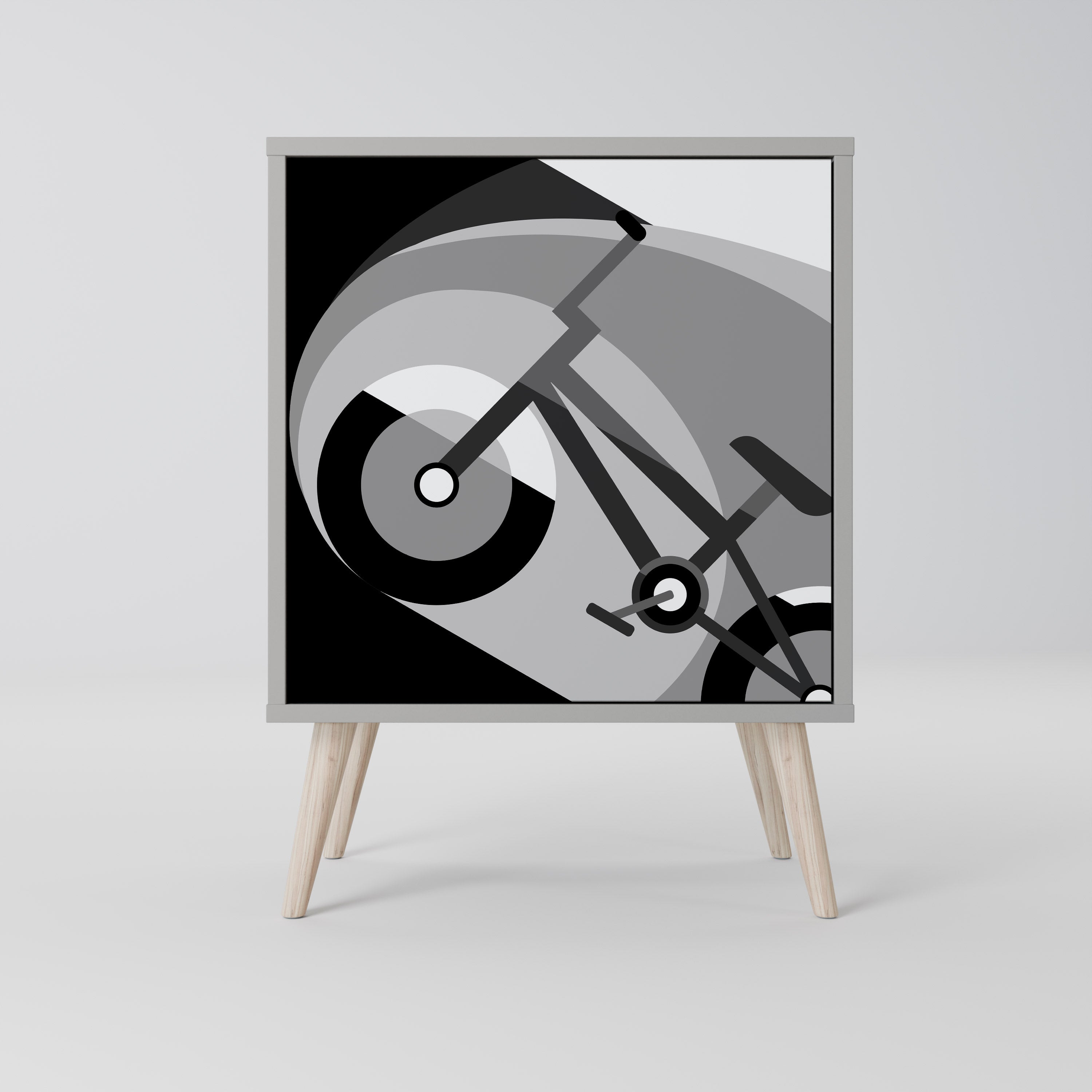 BIKE ENERGY Komoda 1-drzwiowa korpus Szary