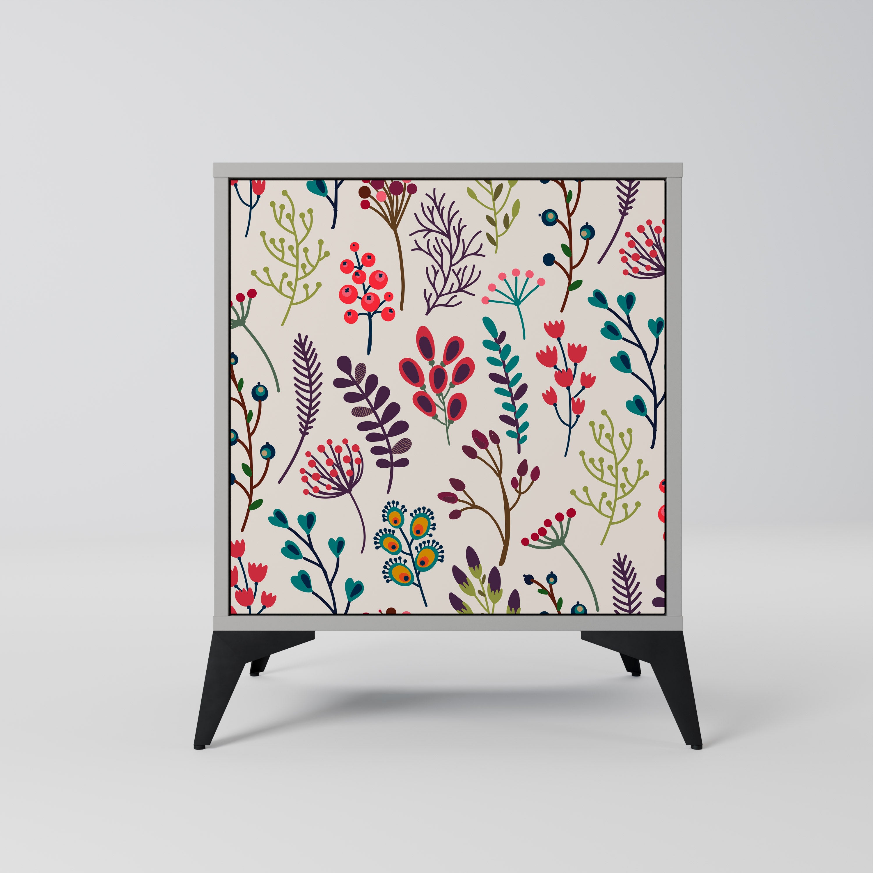 AUTUMN SUNDRIES Komoda 1-drzwiowa korpus Szary