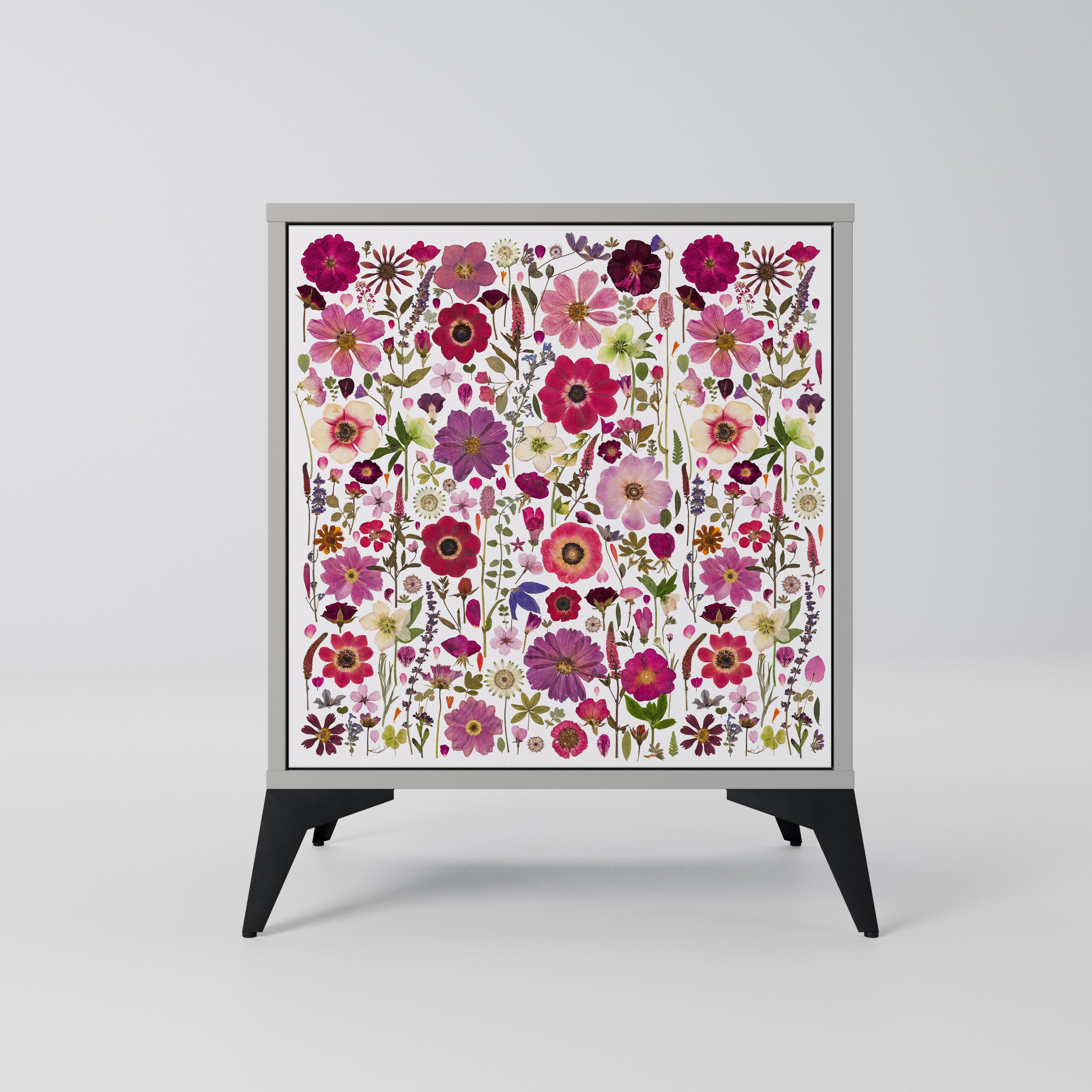 PETAL GARDEN Komoda 1-drzwiowa korpus Szary