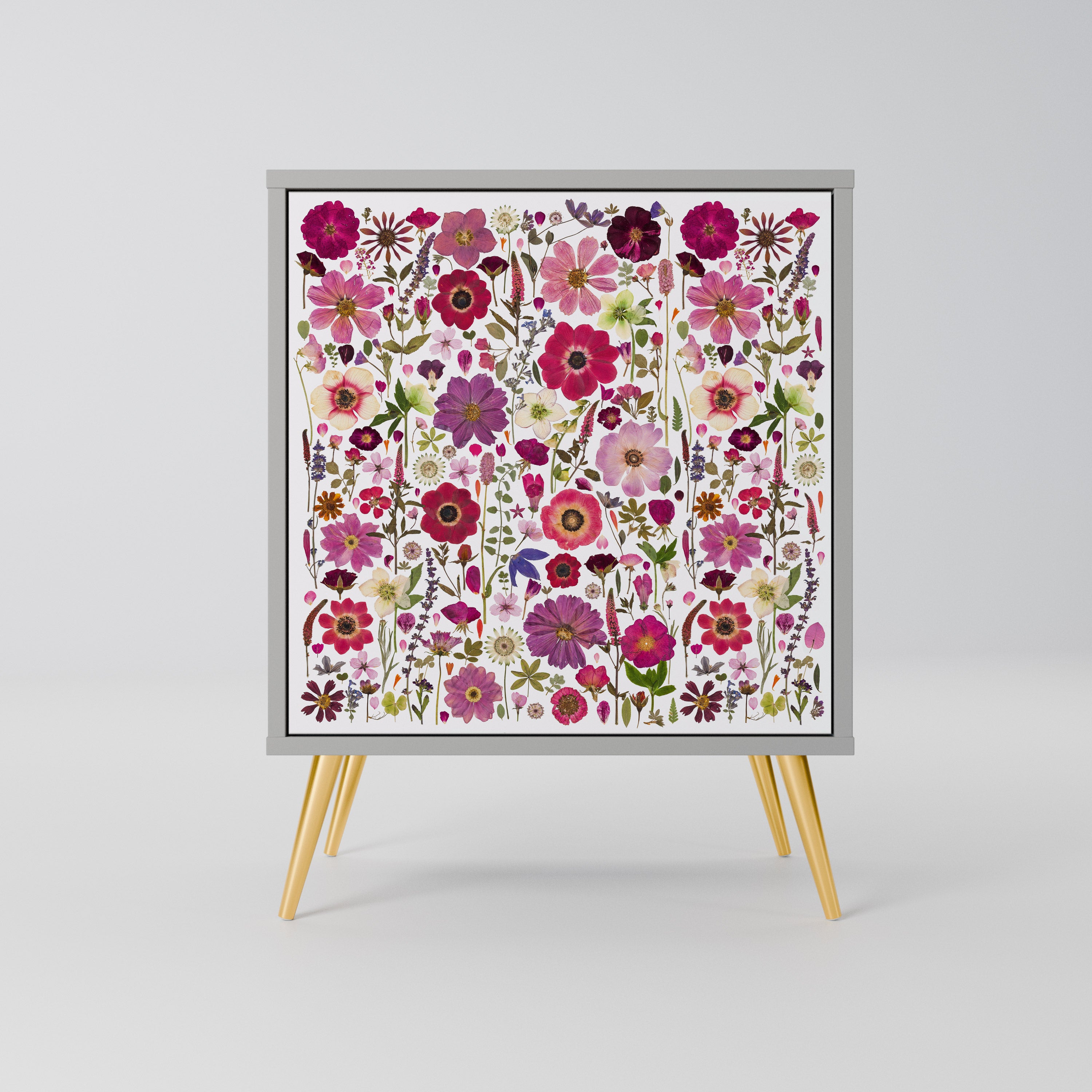 PETAL GARDEN Komoda 1-drzwiowa korpus Szary