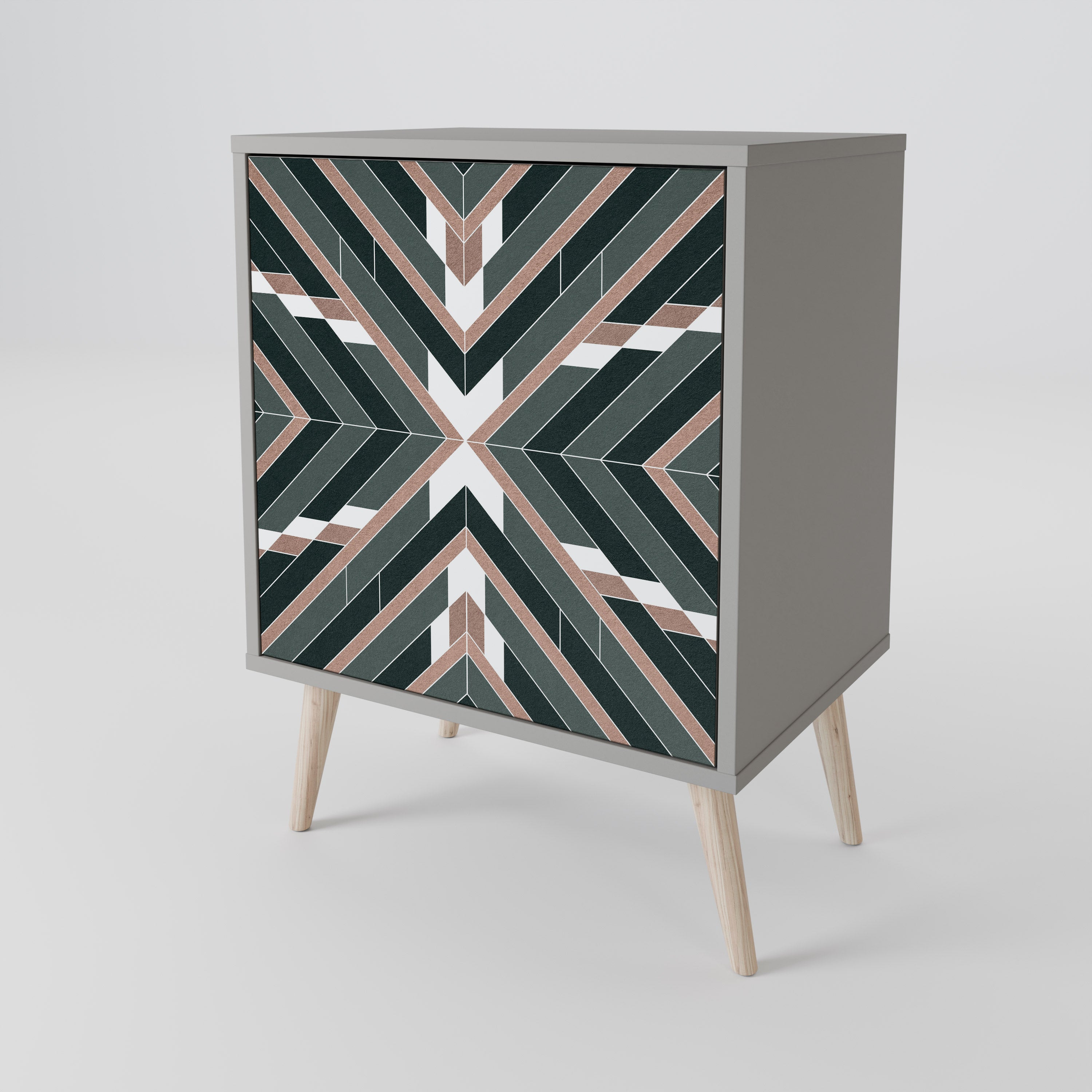 DIMENSION DELIGHTS Komoda 1-drzwiowa korpus Szary