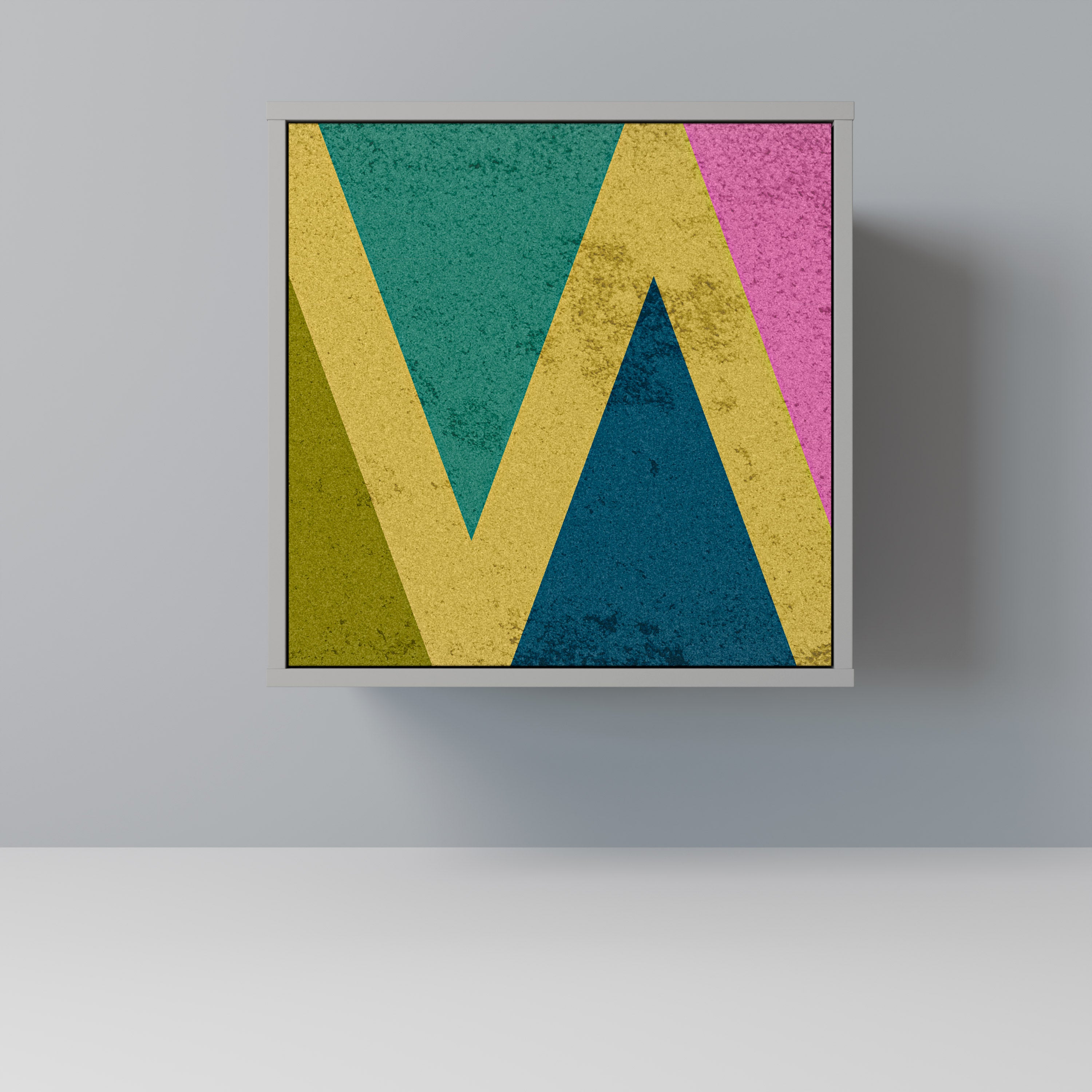 COLORFUL TRIANGLES Komoda 1-drzwiowa korpus Szary