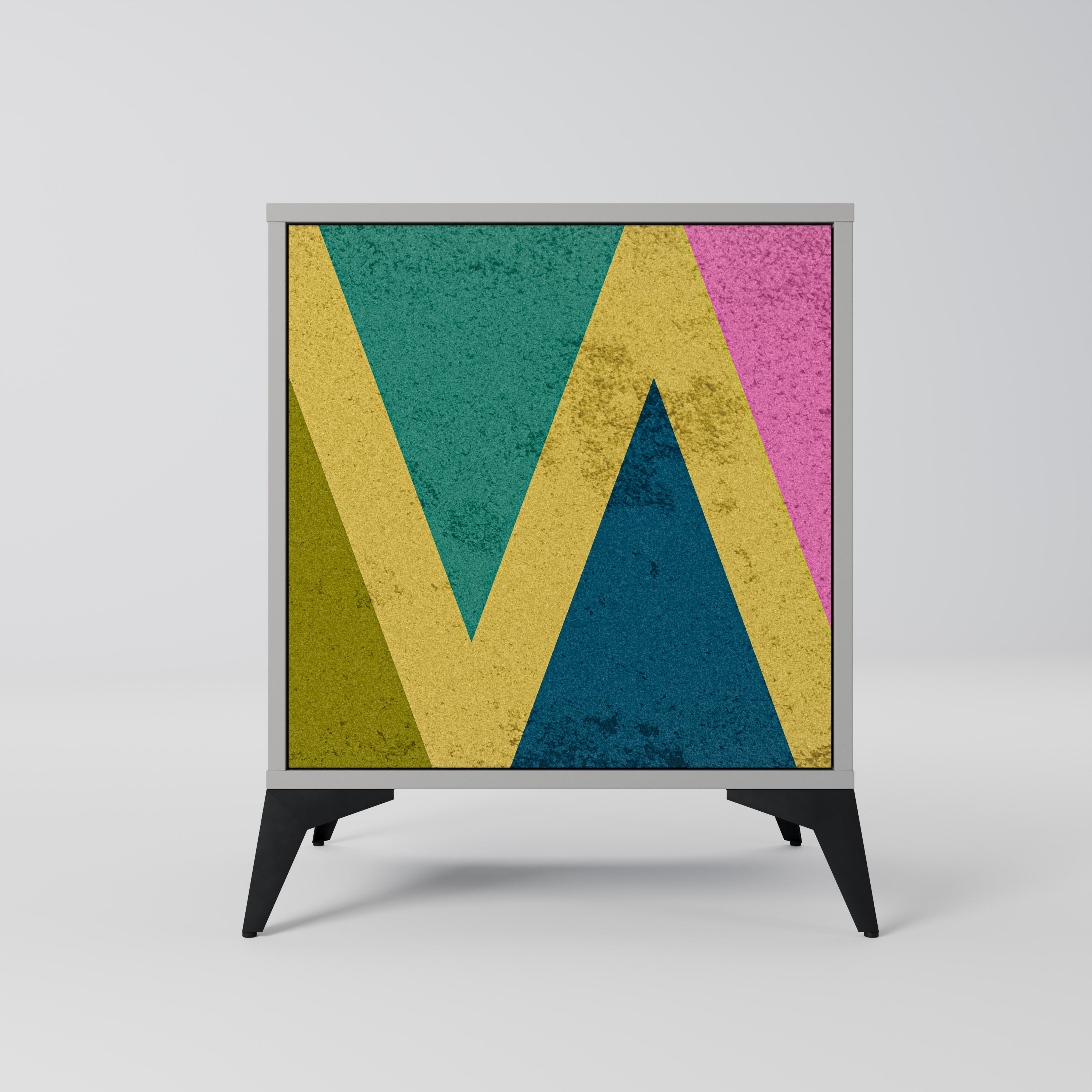 COLORFUL TRIANGLES Komoda 1-drzwiowa korpus Szary