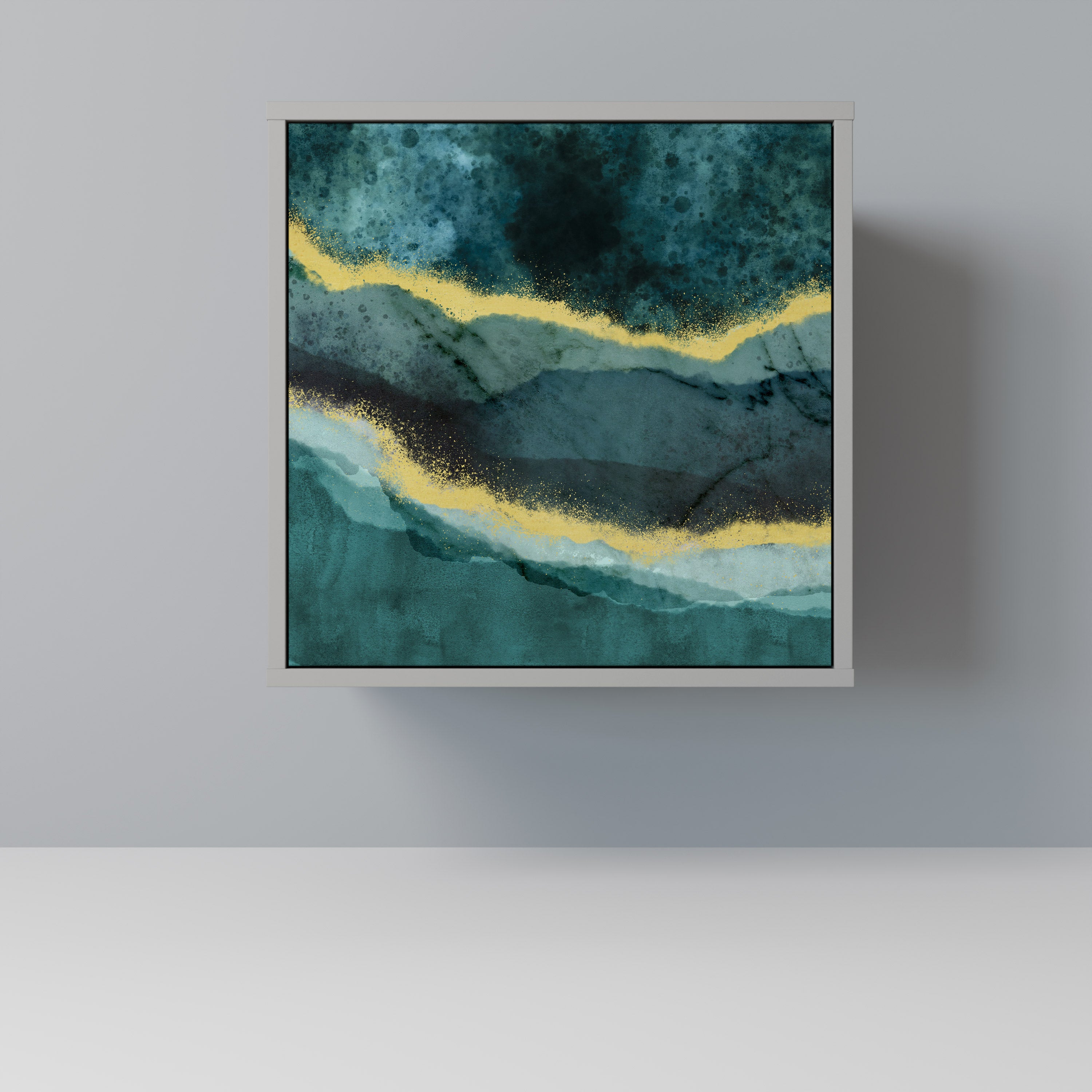 GOLDRUSH ODYSSEY Komoda 1-drzwiowa korpus Szary