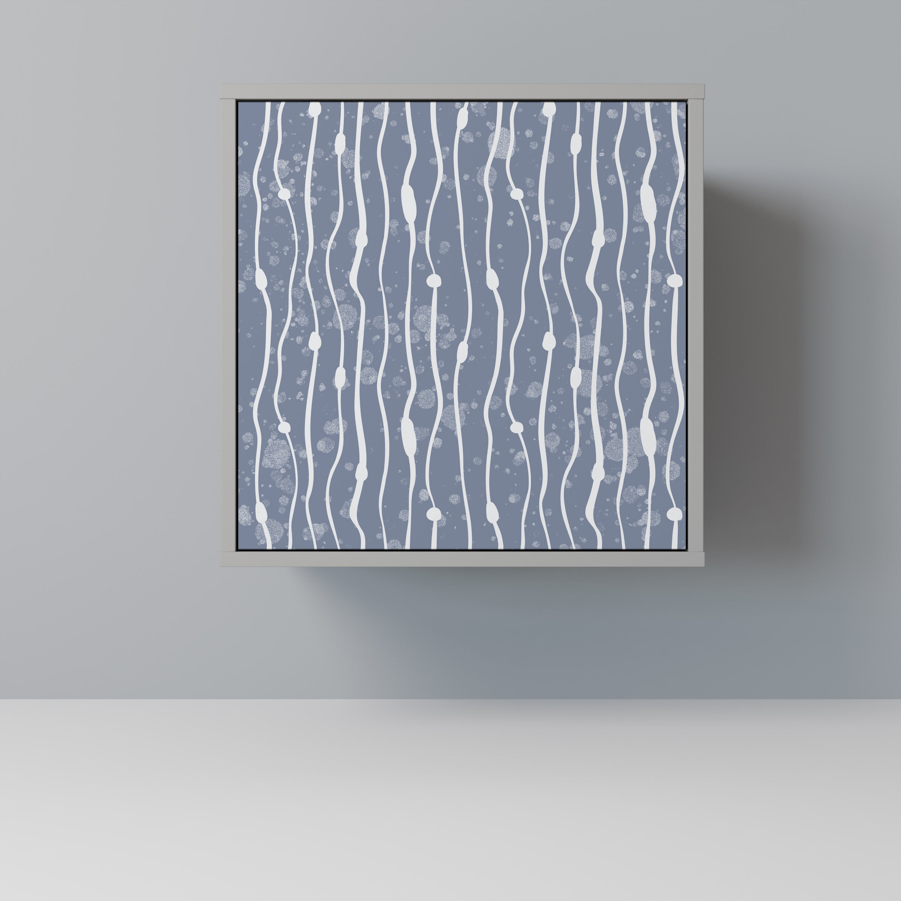 GRAPHITE RAIN Komoda 1-drzwiowa korpus Szary