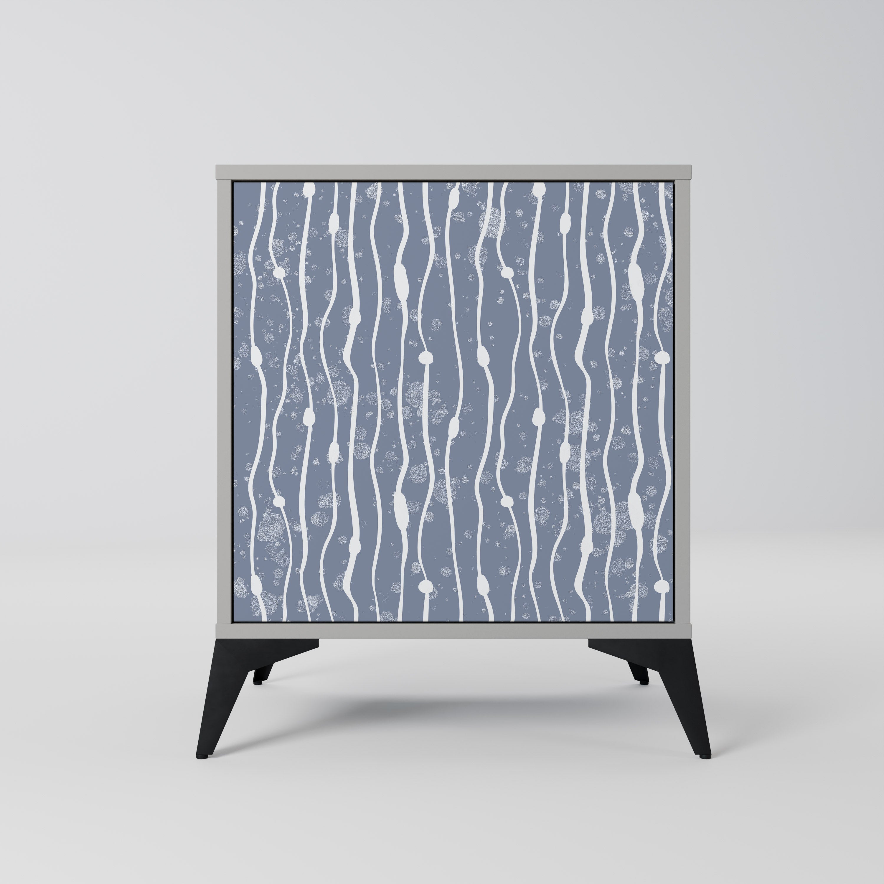 GRAPHITE RAIN Komoda 1-drzwiowa korpus Szary