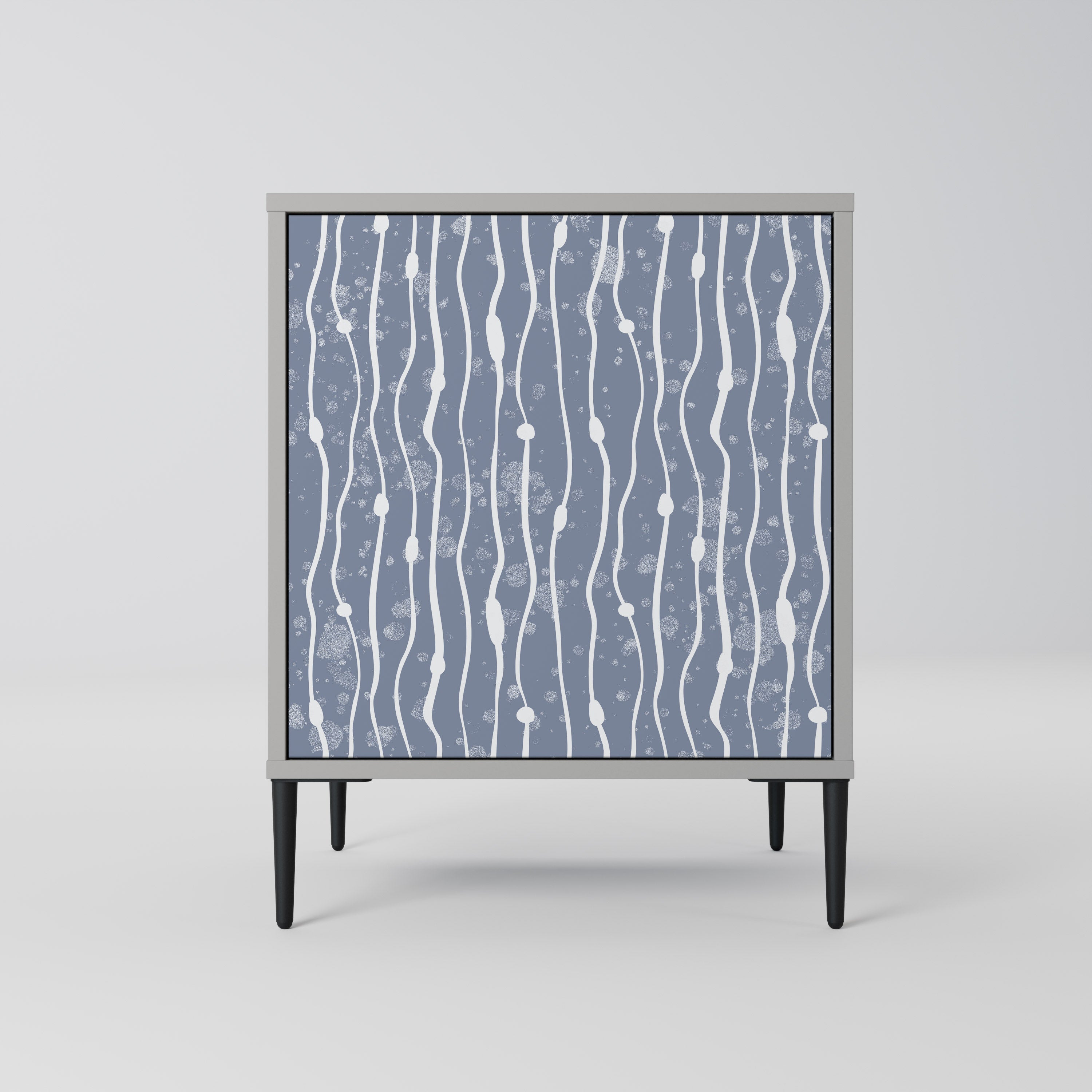 GRAPHITE RAIN Komoda 1-drzwiowa korpus Szary