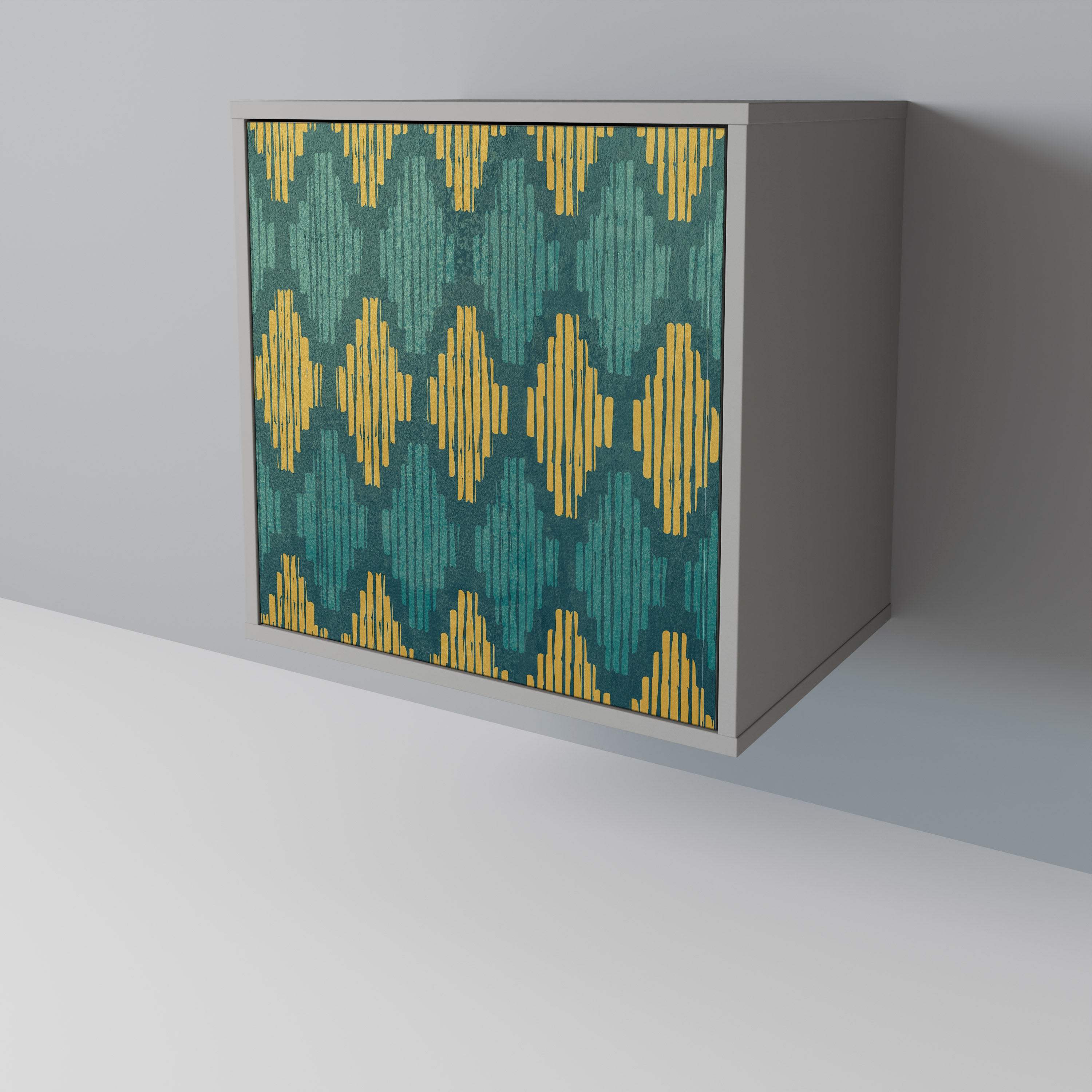 POLYGONS Komoda 1-drzwiowa korpus Szary