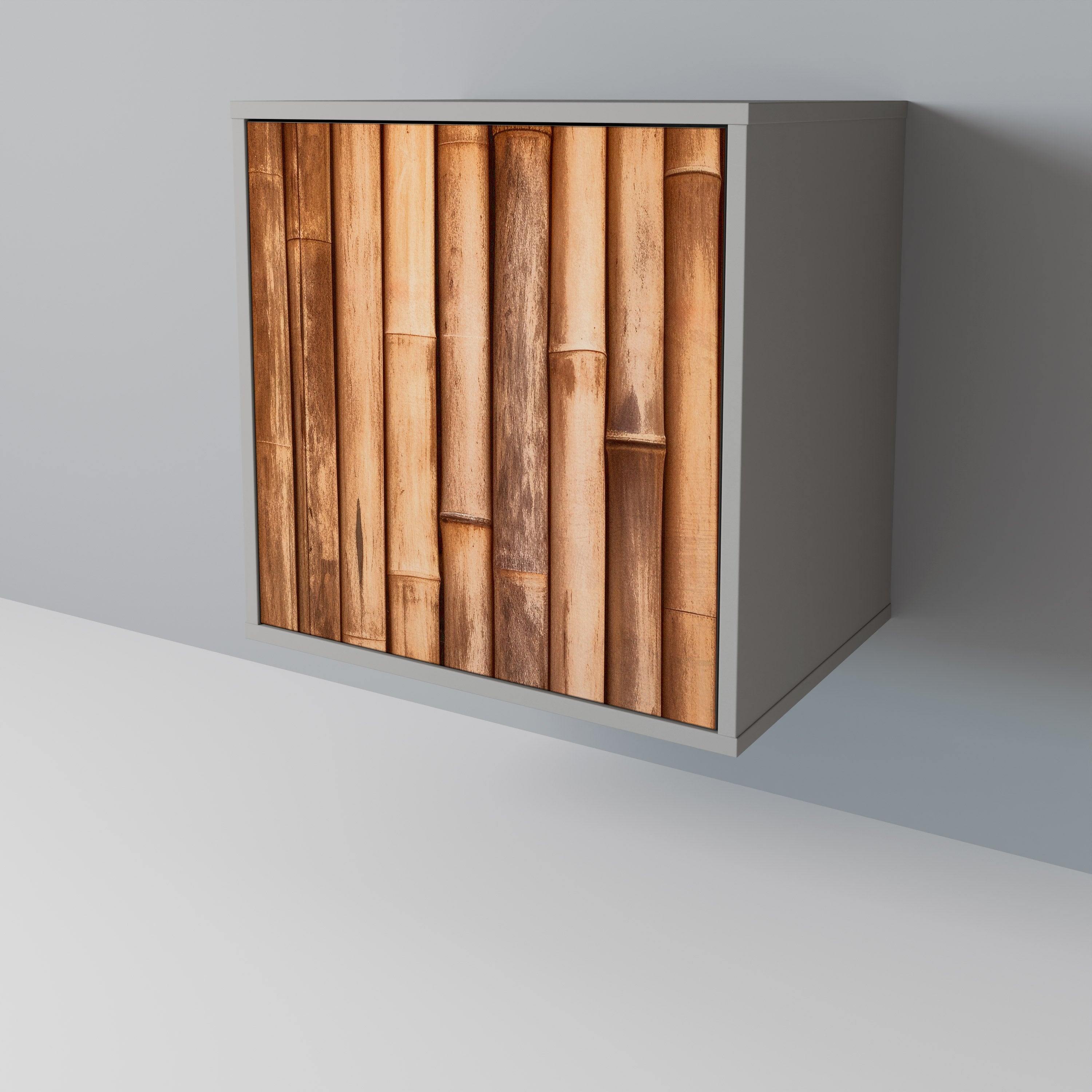 NATURAL WOOD Komoda 1-drzwiowa korpus Szary