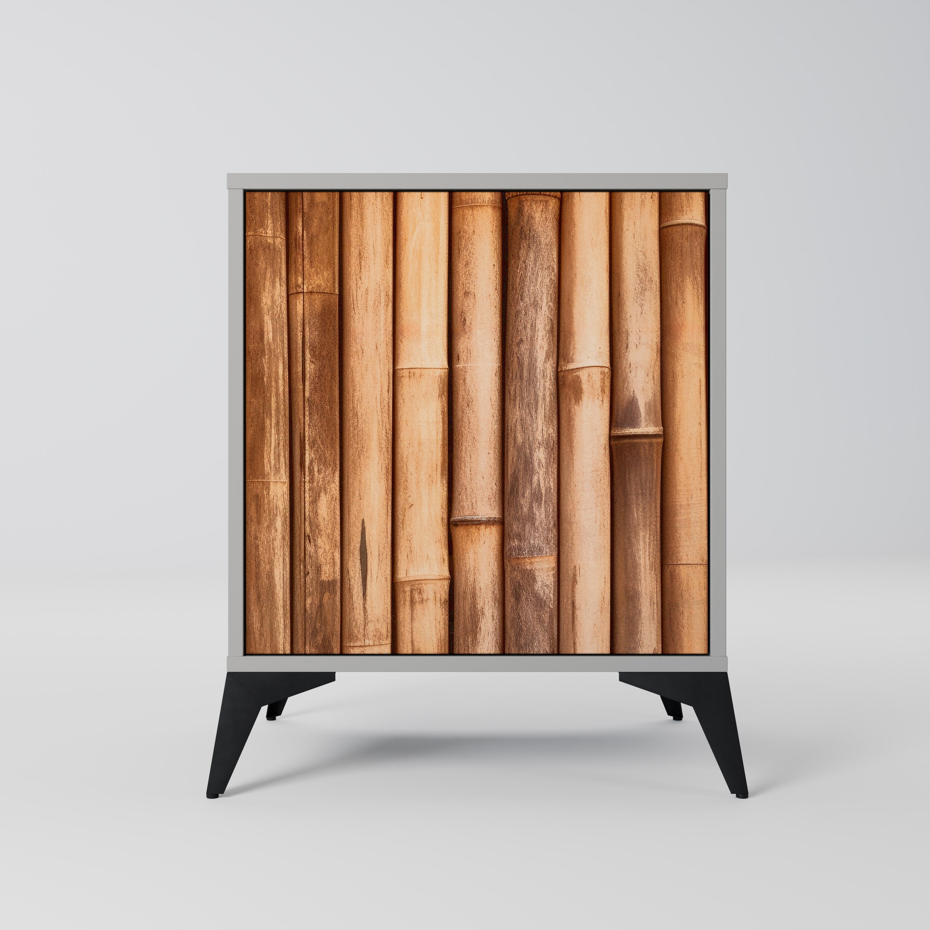 NATURAL WOOD Komoda 1-drzwiowa korpus Szary