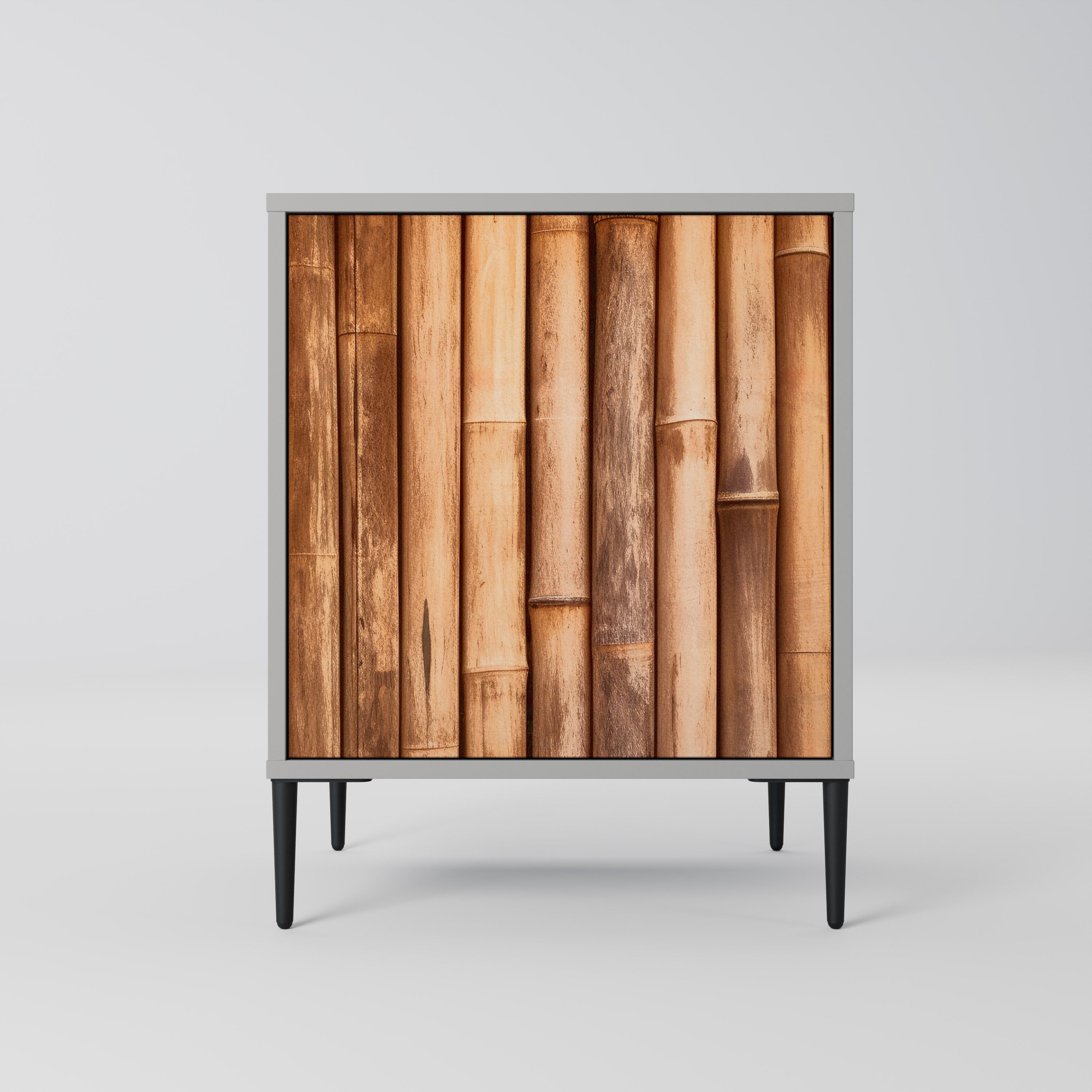 NATURAL WOOD Komoda 1-drzwiowa korpus Szary