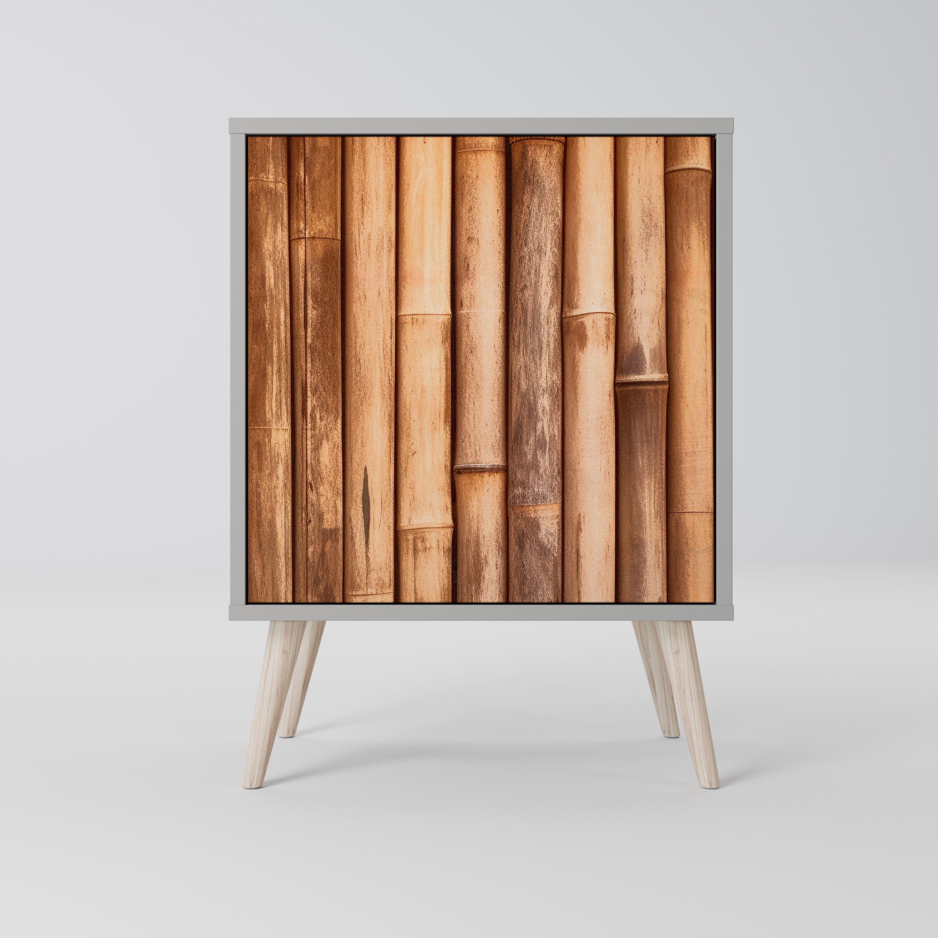 NATURAL WOOD Komoda 1-drzwiowa korpus Szary