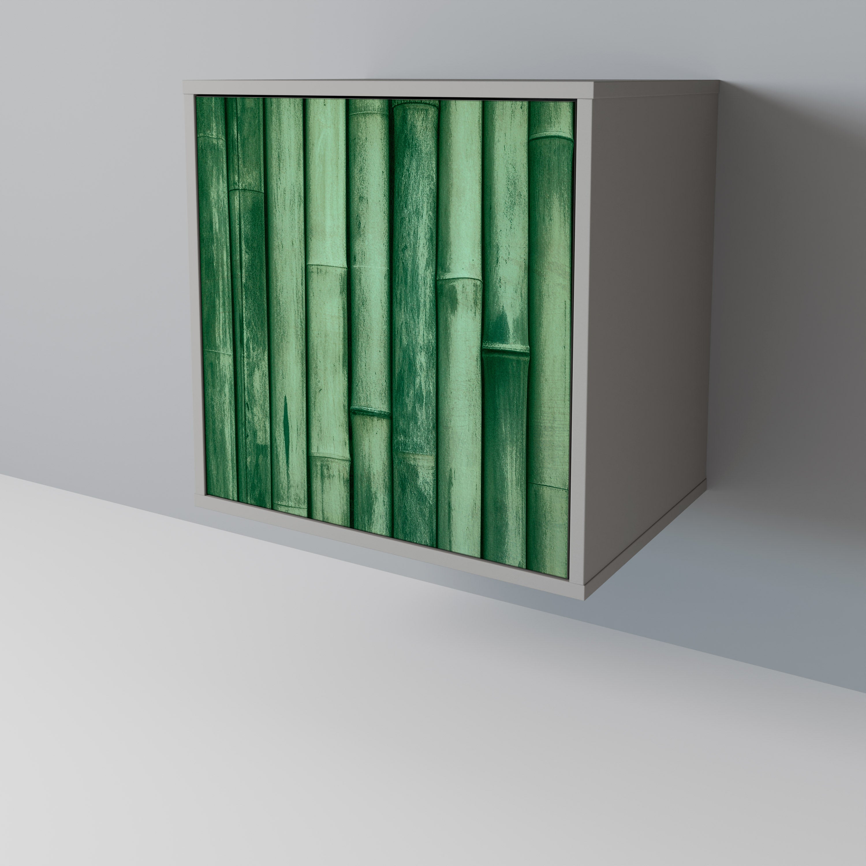 NATURAL GREEN Komoda 1-drzwiowa korpus Szary