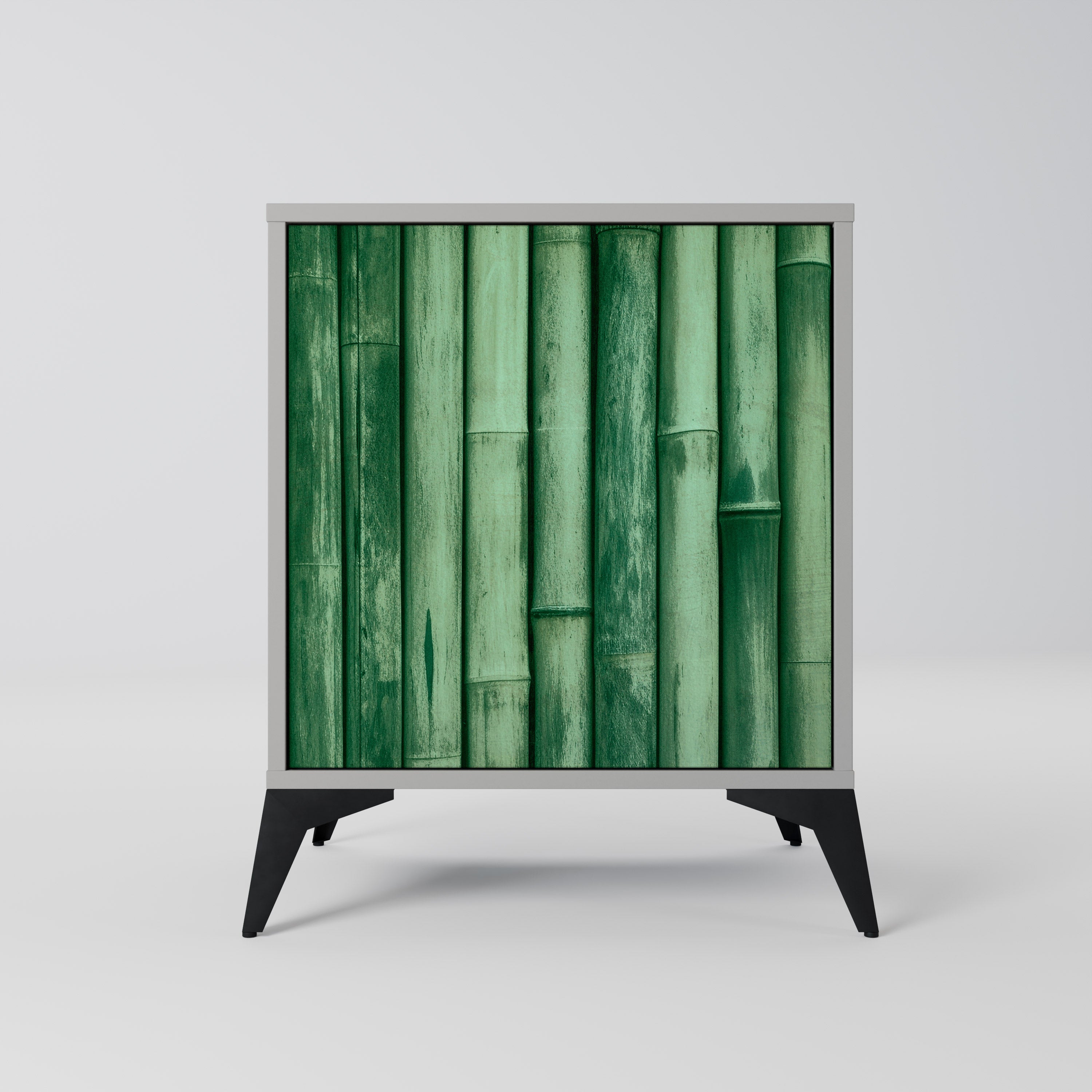 NATURAL GREEN Komoda 1-drzwiowa korpus Szary