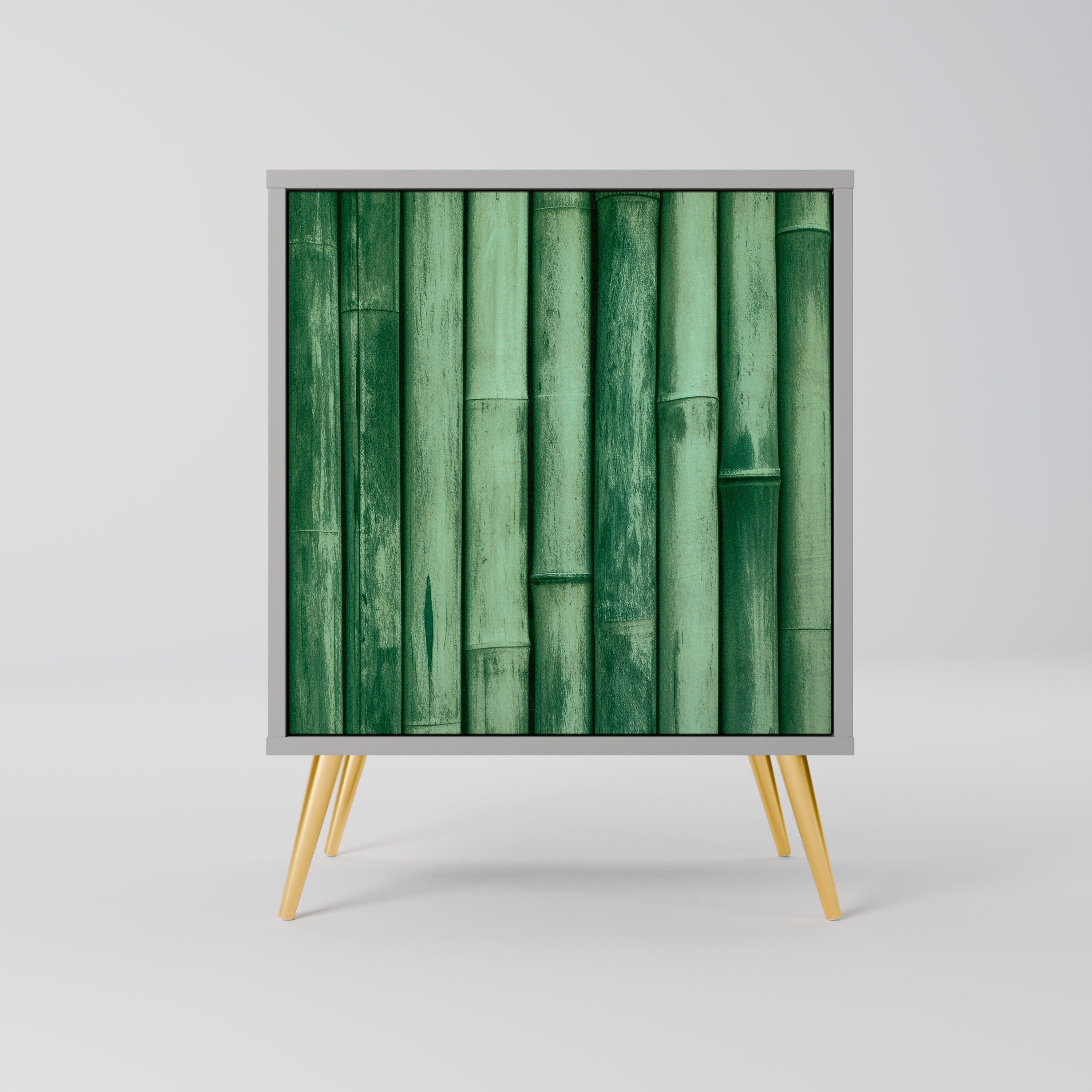 NATURAL GREEN Komoda 1-drzwiowa korpus Szary