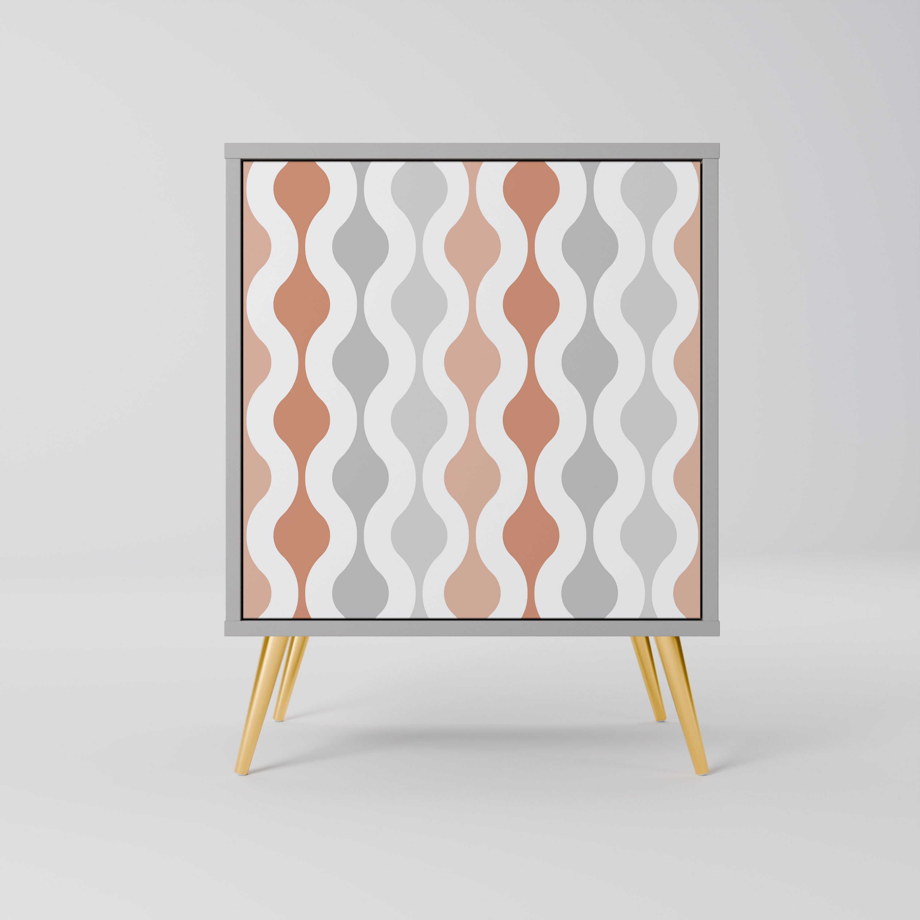 HAZY NOSTALGIA Komoda 1-drzwiowa korpus Szary