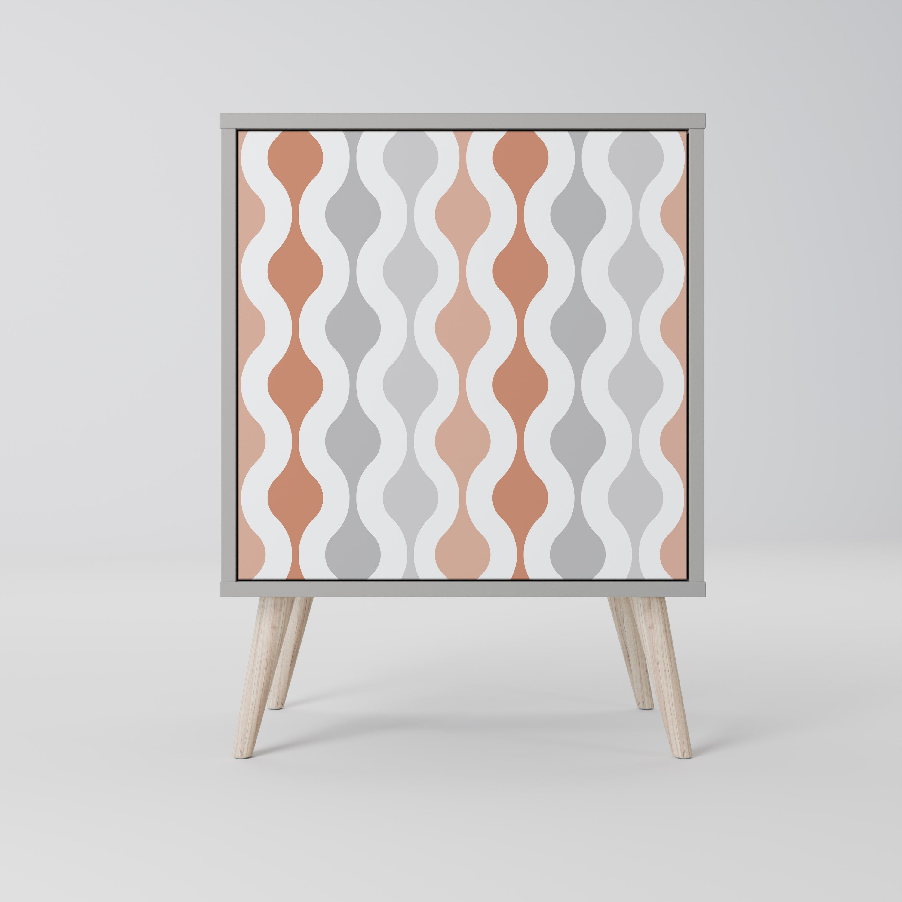 HAZY NOSTALGIA Komoda 1-drzwiowa korpus Szary