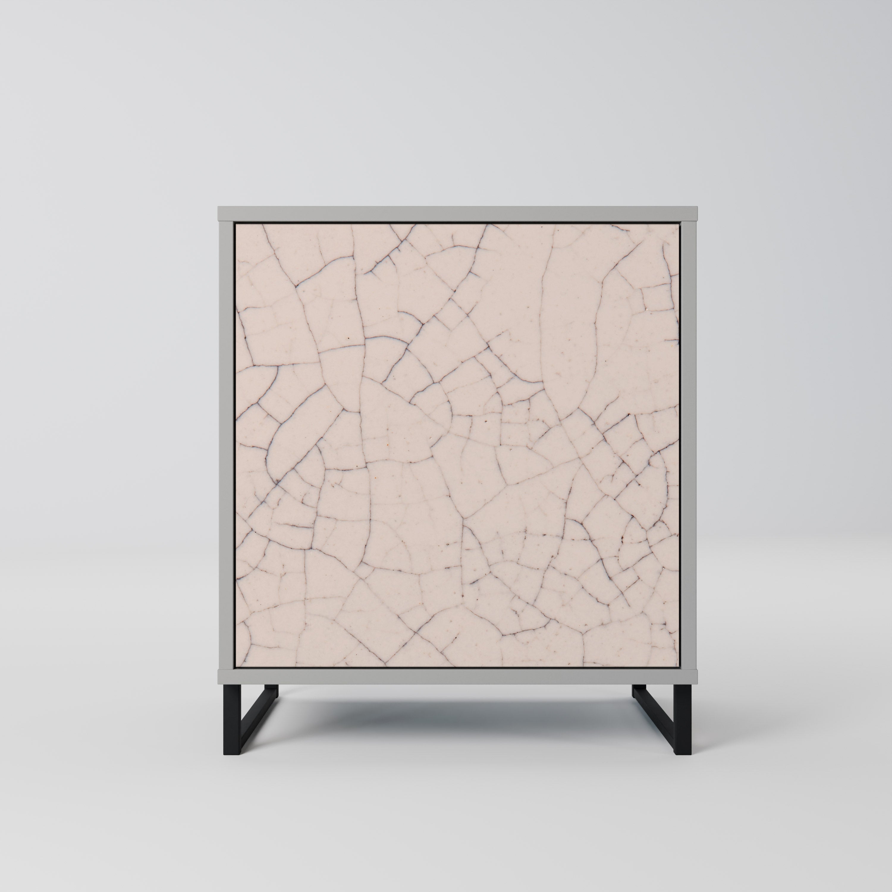CERAMIC TEXTURE Komoda 1-drzwiowa korpus Szary