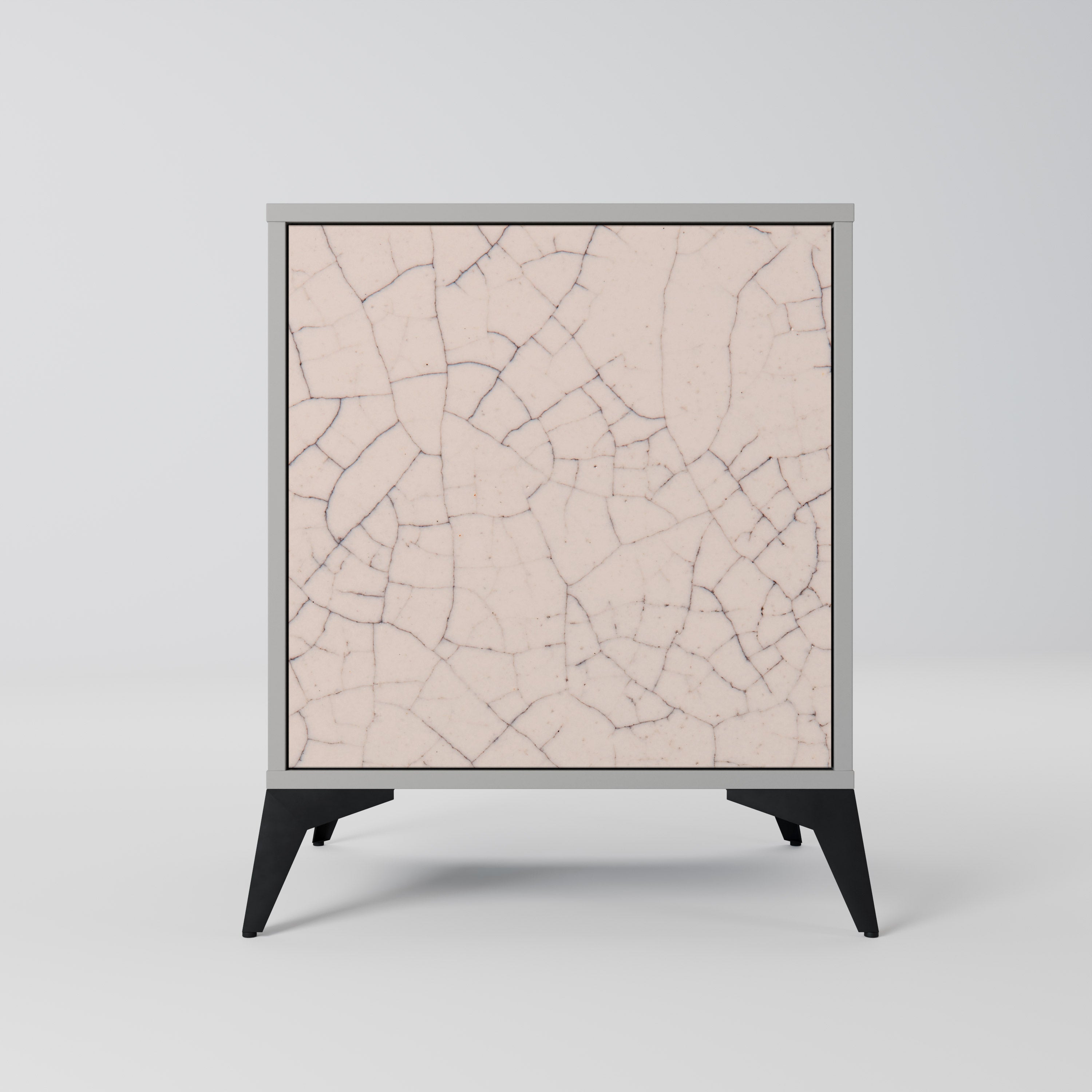 CERAMIC TEXTURE Komoda 1-drzwiowa korpus Szary