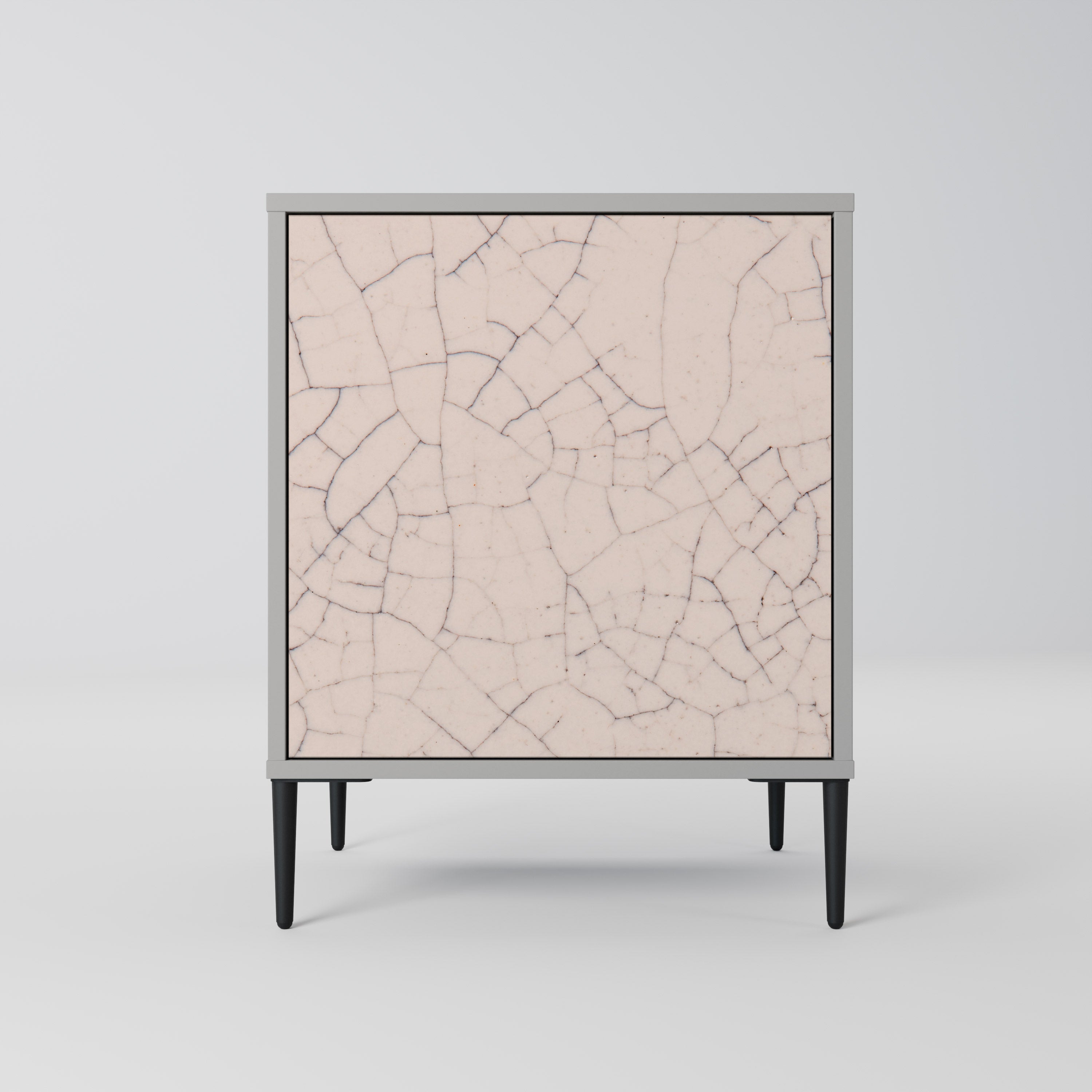 CERAMIC TEXTURE Komoda 1-drzwiowa korpus Szary