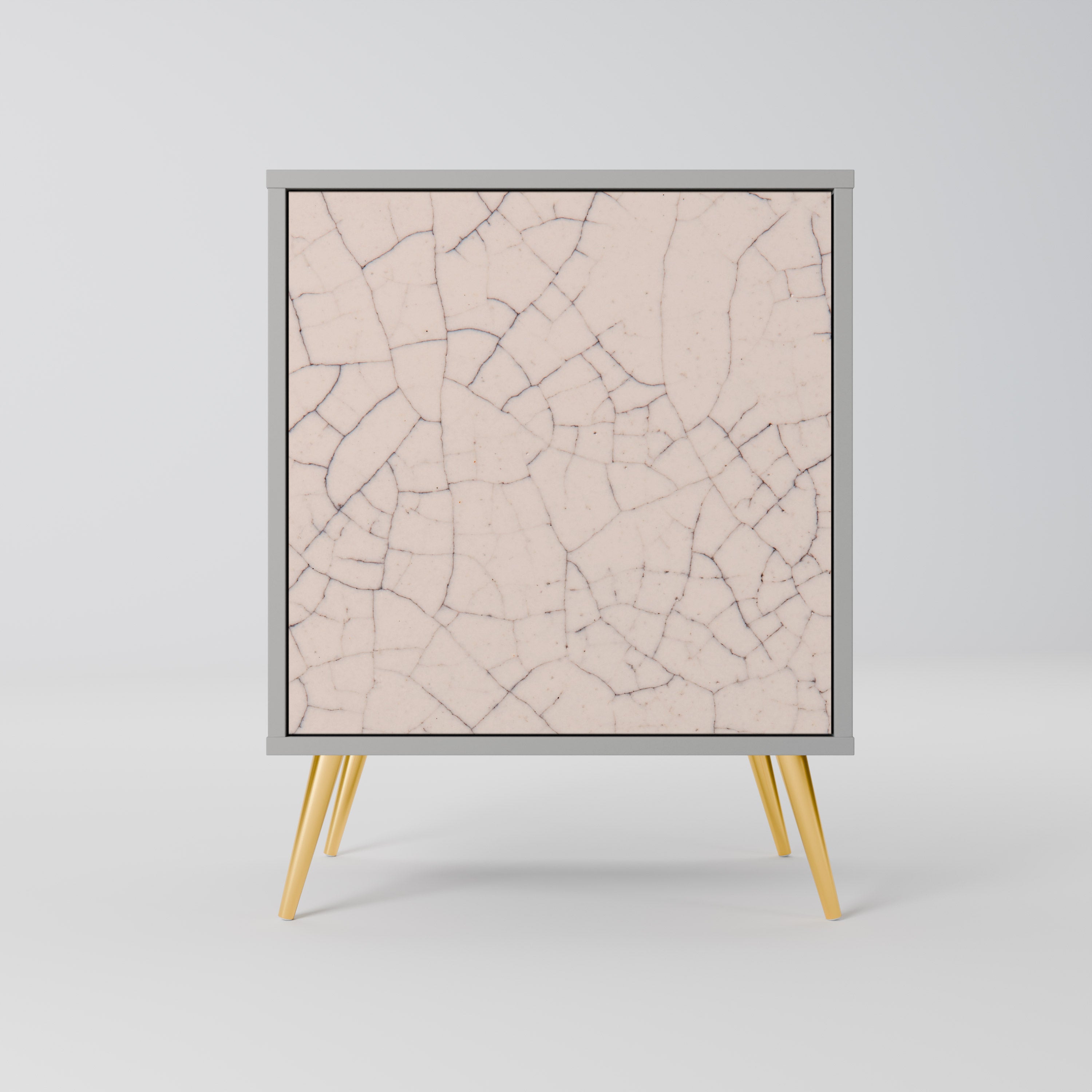 CERAMIC TEXTURE Komoda 1-drzwiowa korpus Szary