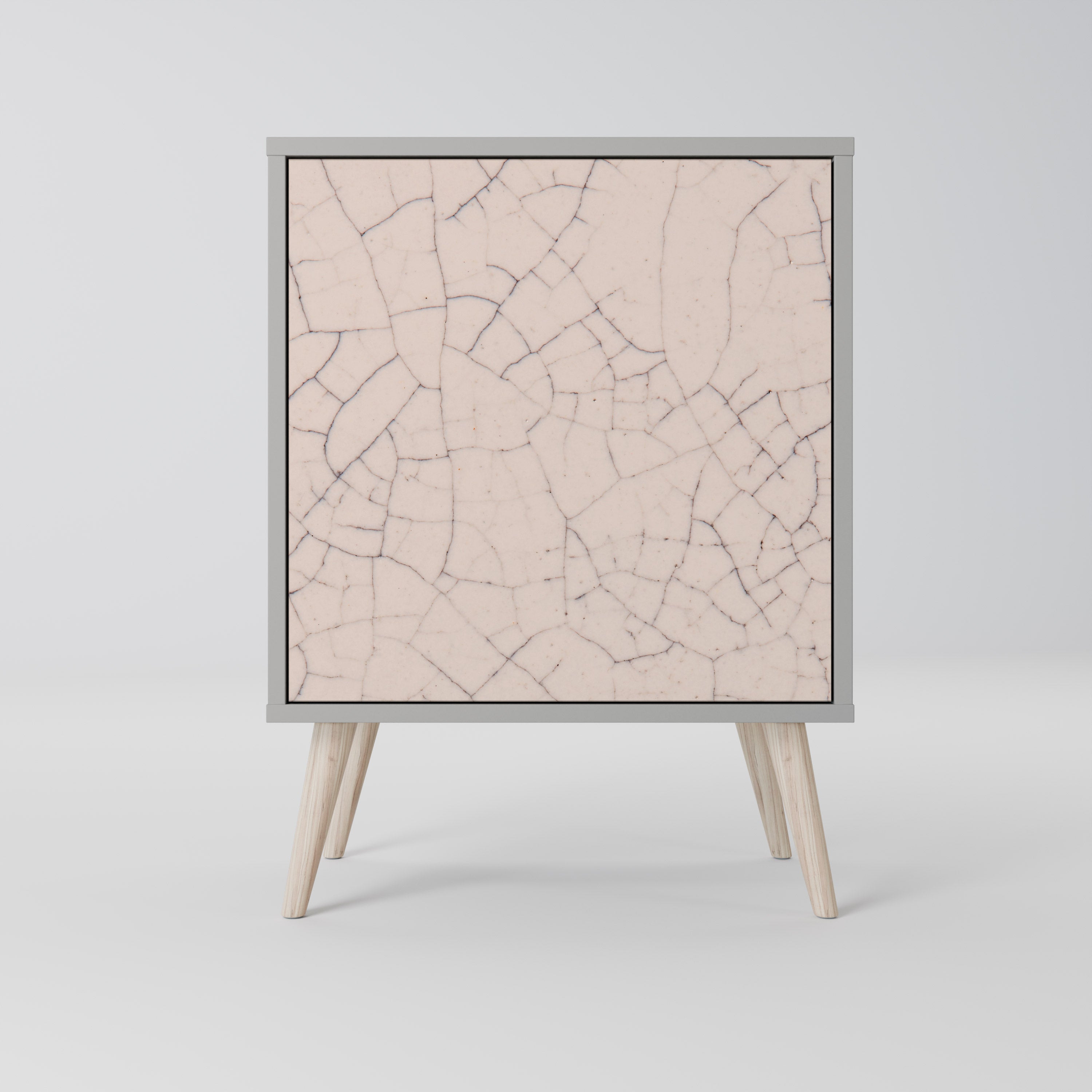 CERAMIC TEXTURE Komoda 1-drzwiowa korpus Szary