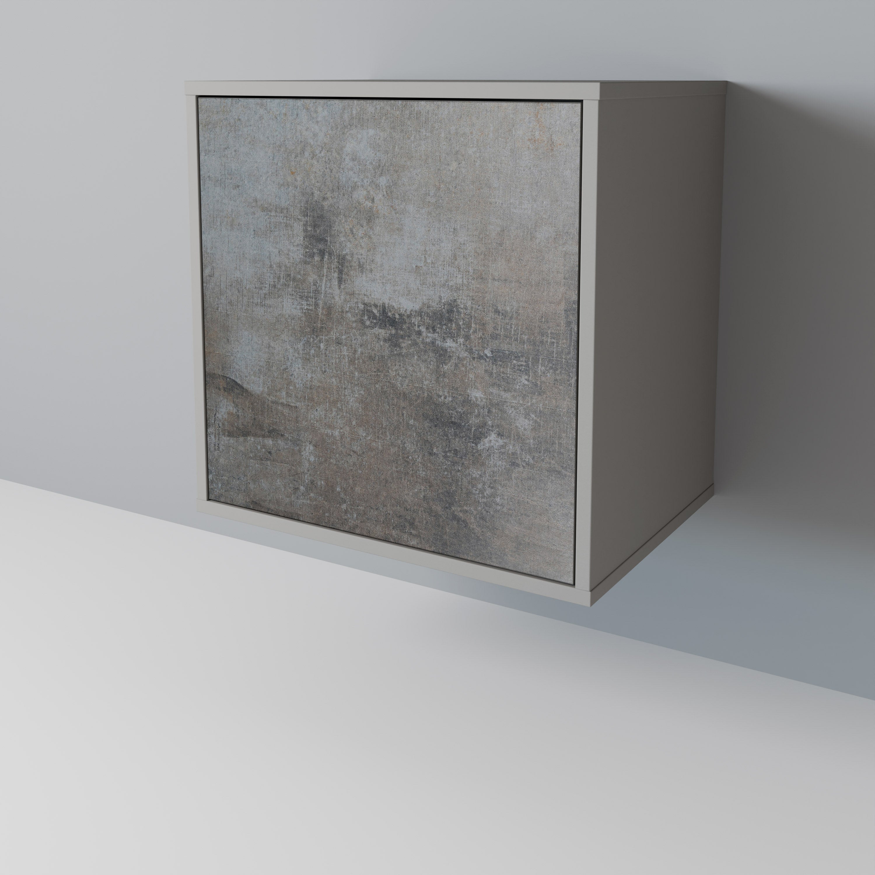 CONCRETE WALL Komoda 1-drzwiowa korpus Szary