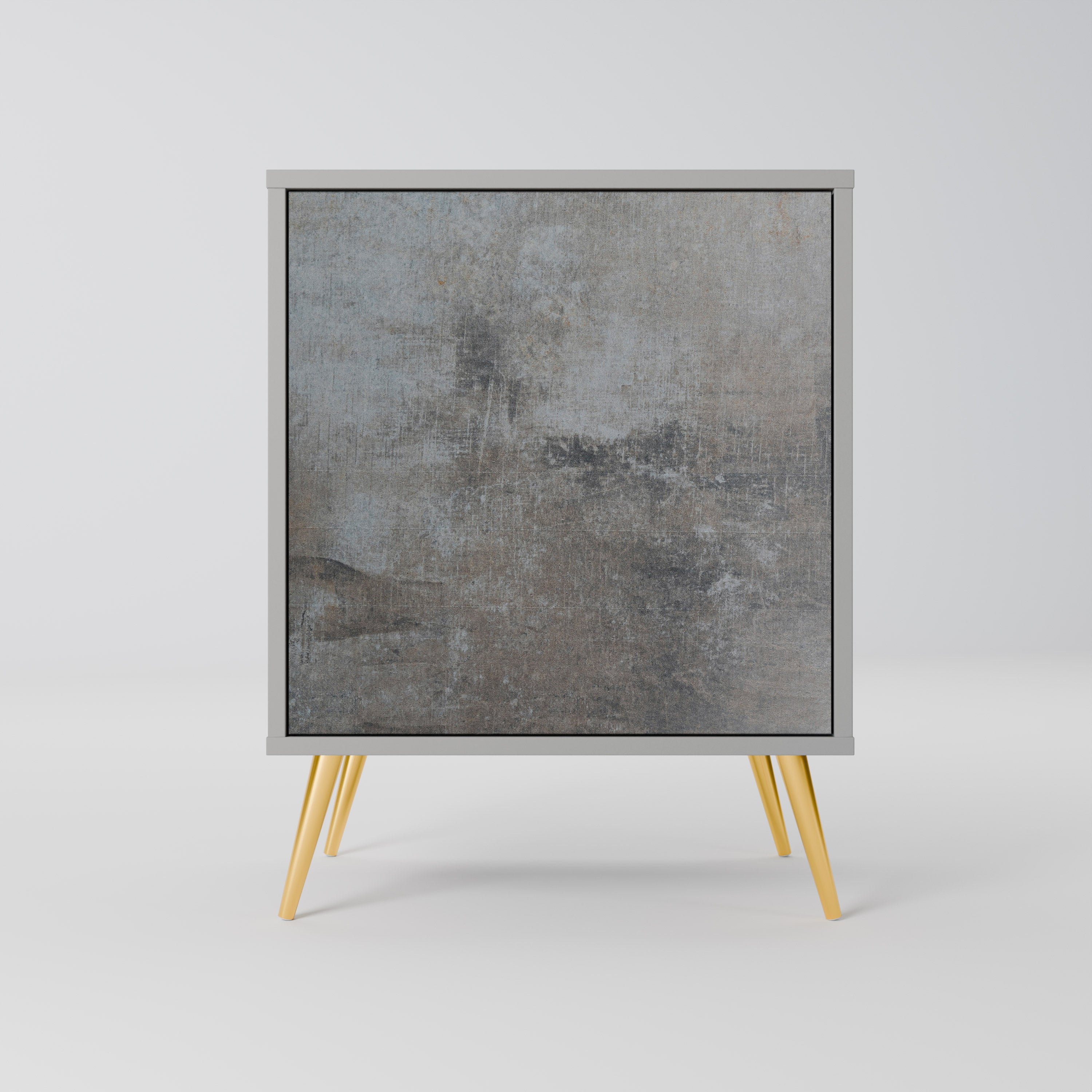 CONCRETE WALL Komoda 1-drzwiowa korpus Szary