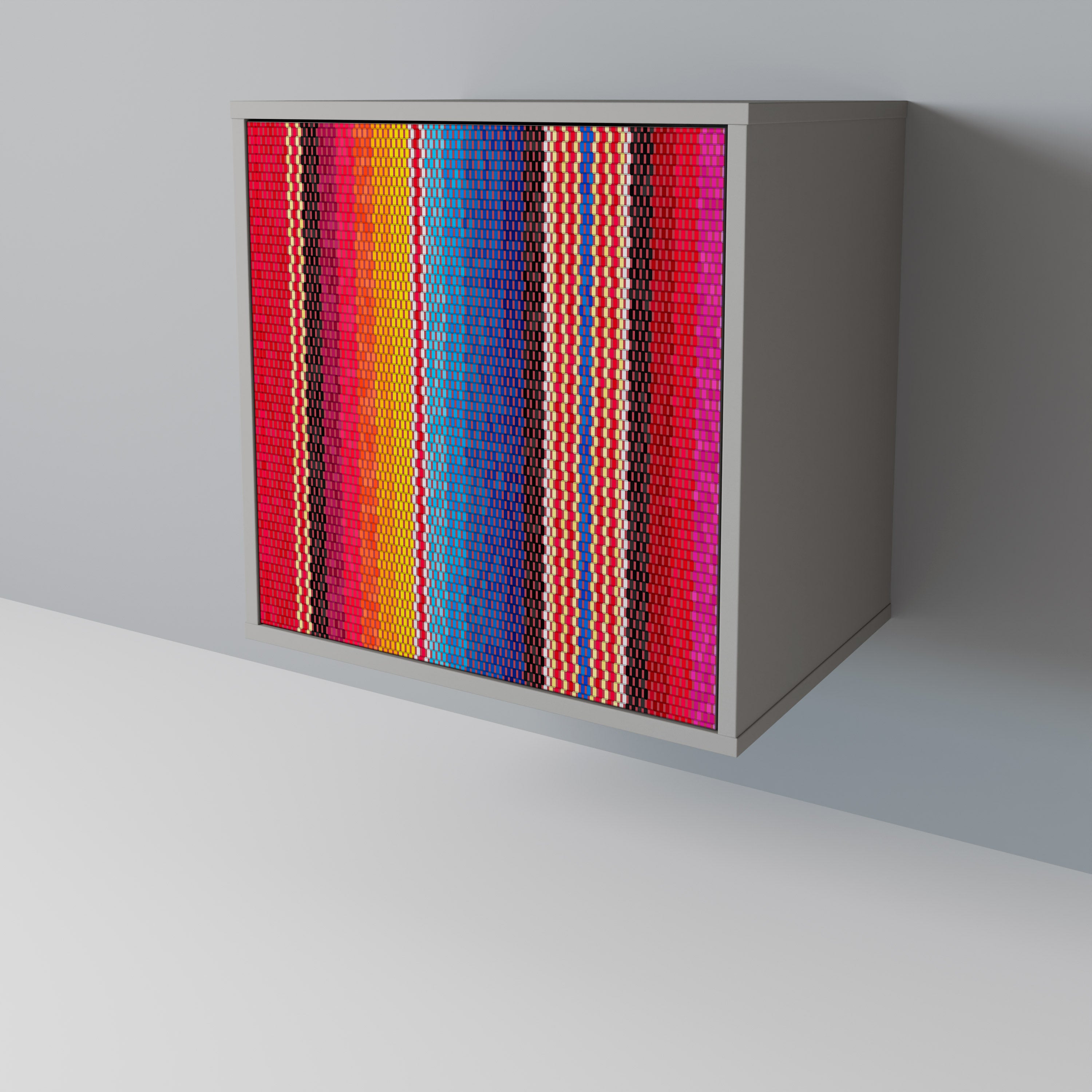 ETHNIC MEXICAN Komoda 1-drzwiowa korpus Szary