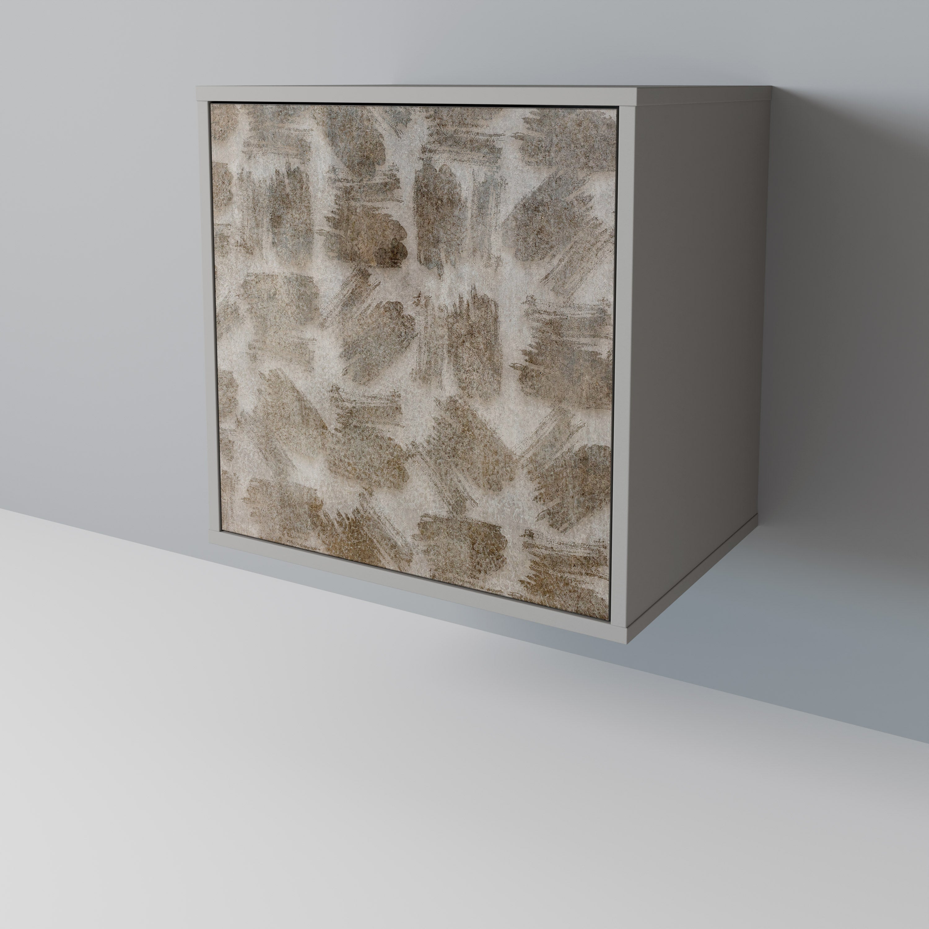 SLIGHTLY BLURRED Komoda 1-drzwiowa korpus Szary