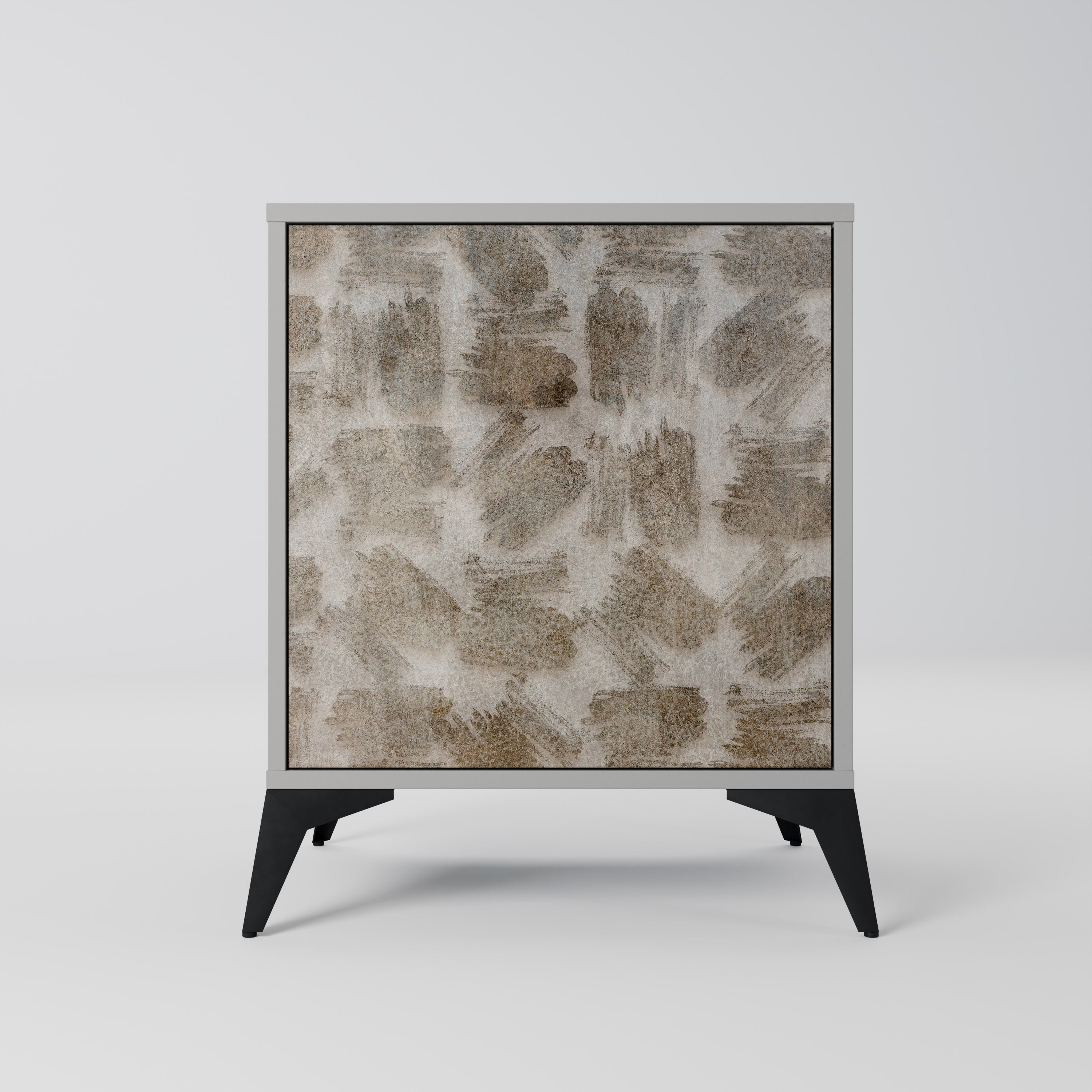 SLIGHTLY BLURRED Komoda 1-drzwiowa korpus Szary