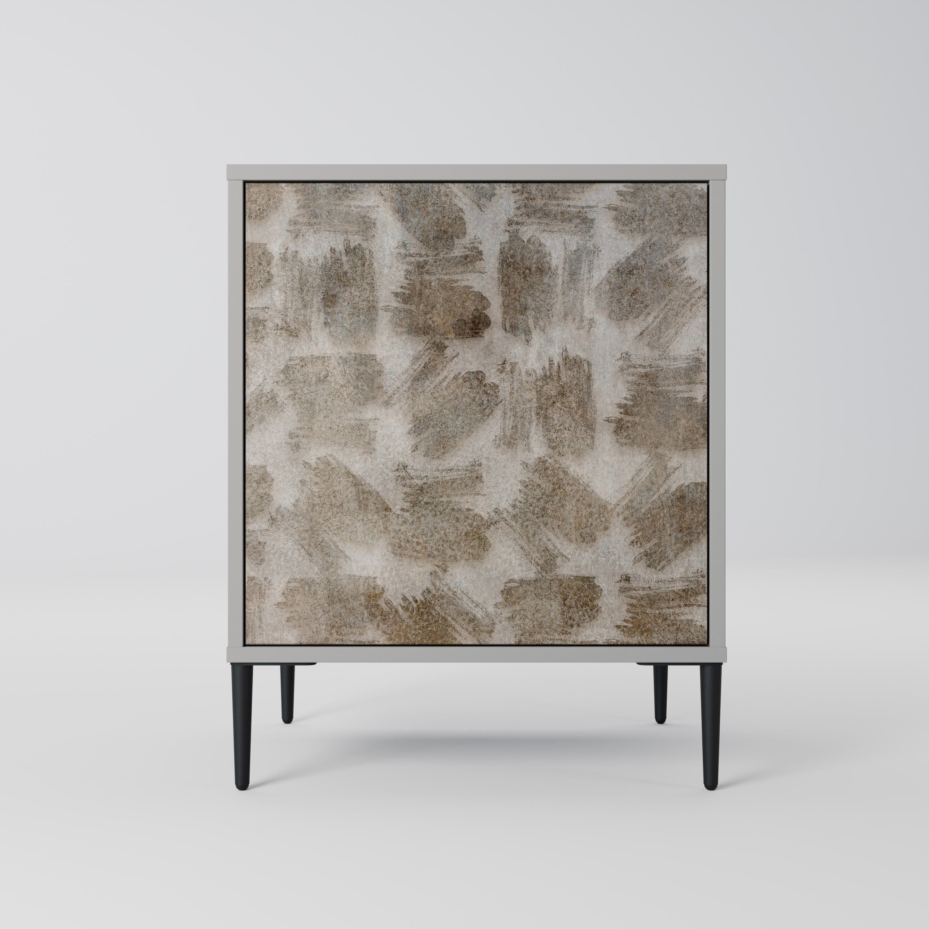 SLIGHTLY BLURRED Komoda 1-drzwiowa korpus Szary