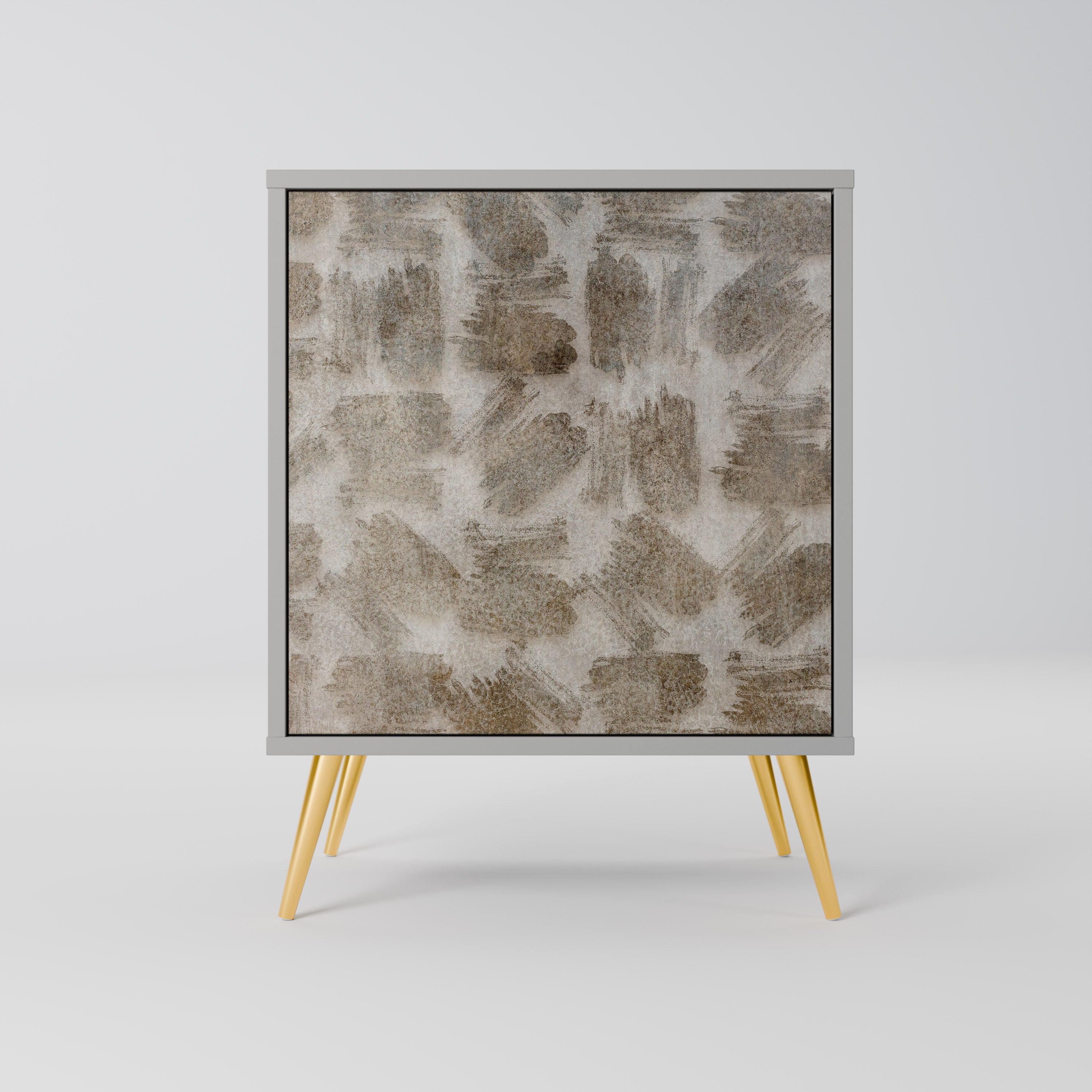 SLIGHTLY BLURRED Komoda 1-drzwiowa korpus Szary