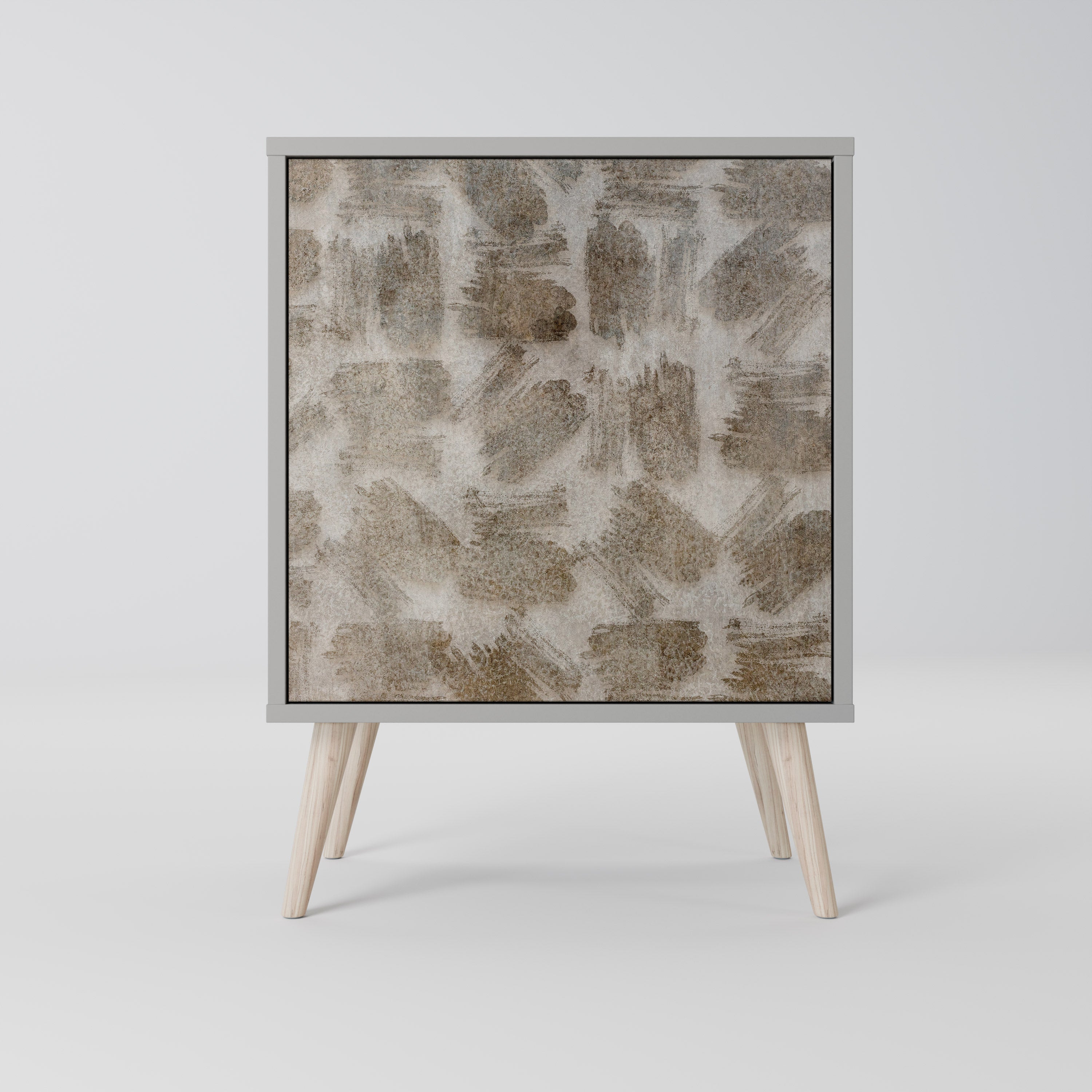 SLIGHTLY BLURRED Komoda 1-drzwiowa korpus Szary