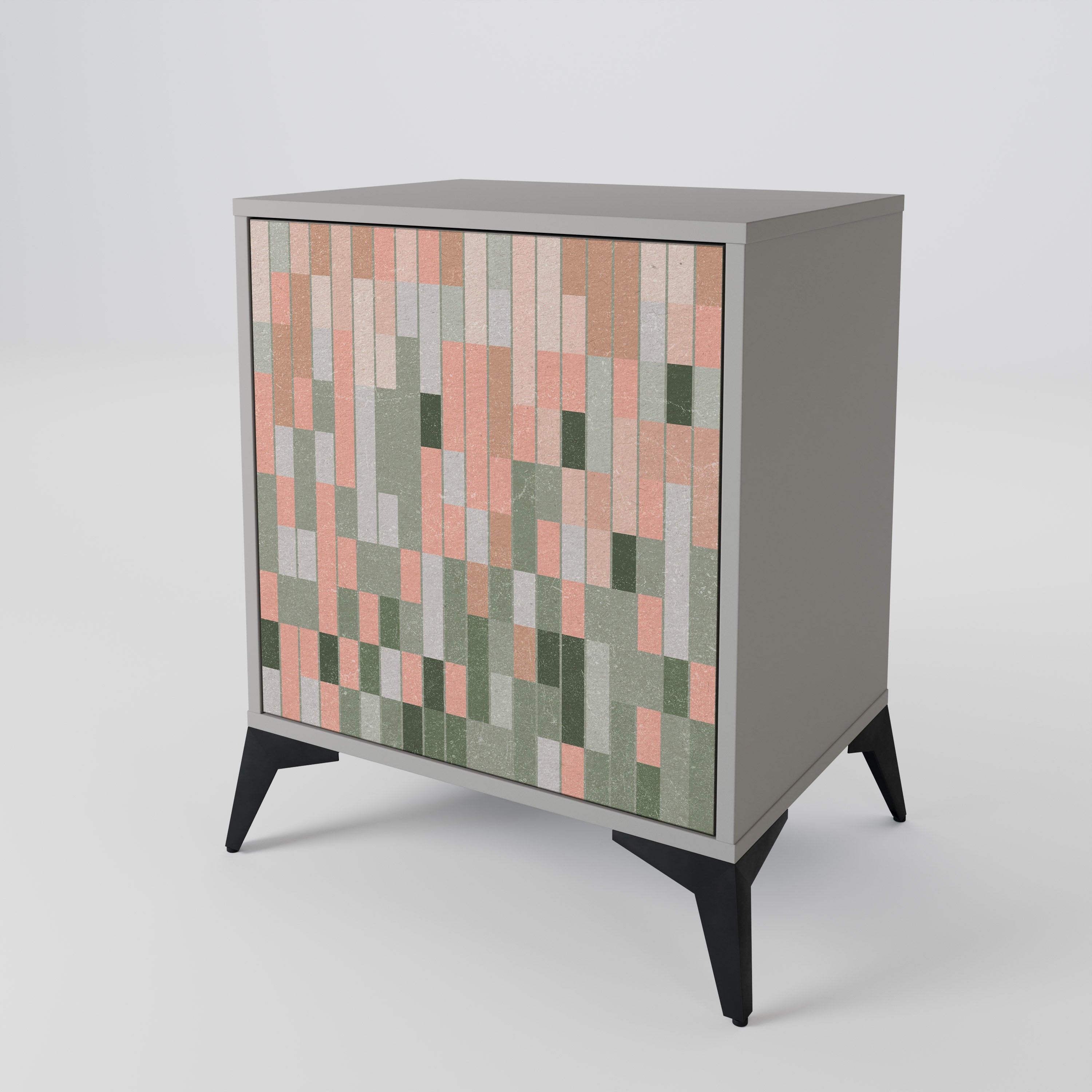 BUILDING THE FUTURE Komoda 1-drzwiowa korpus Szary