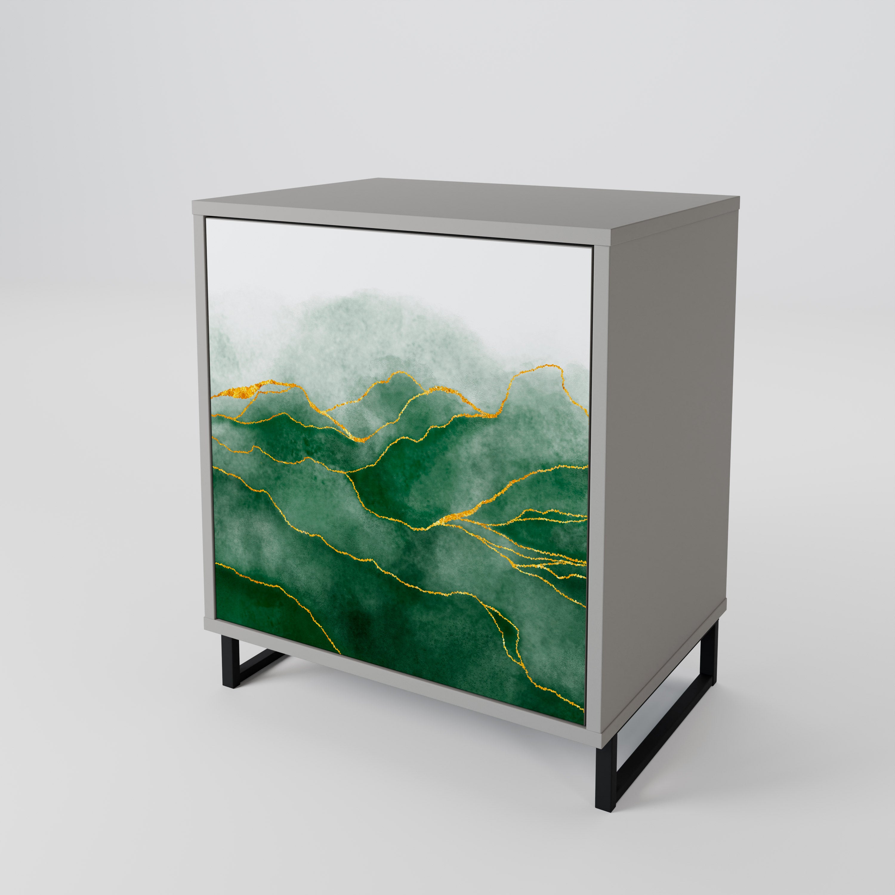 EXPENSIVE NATURE Komoda 1-drzwiowa korpus Szary