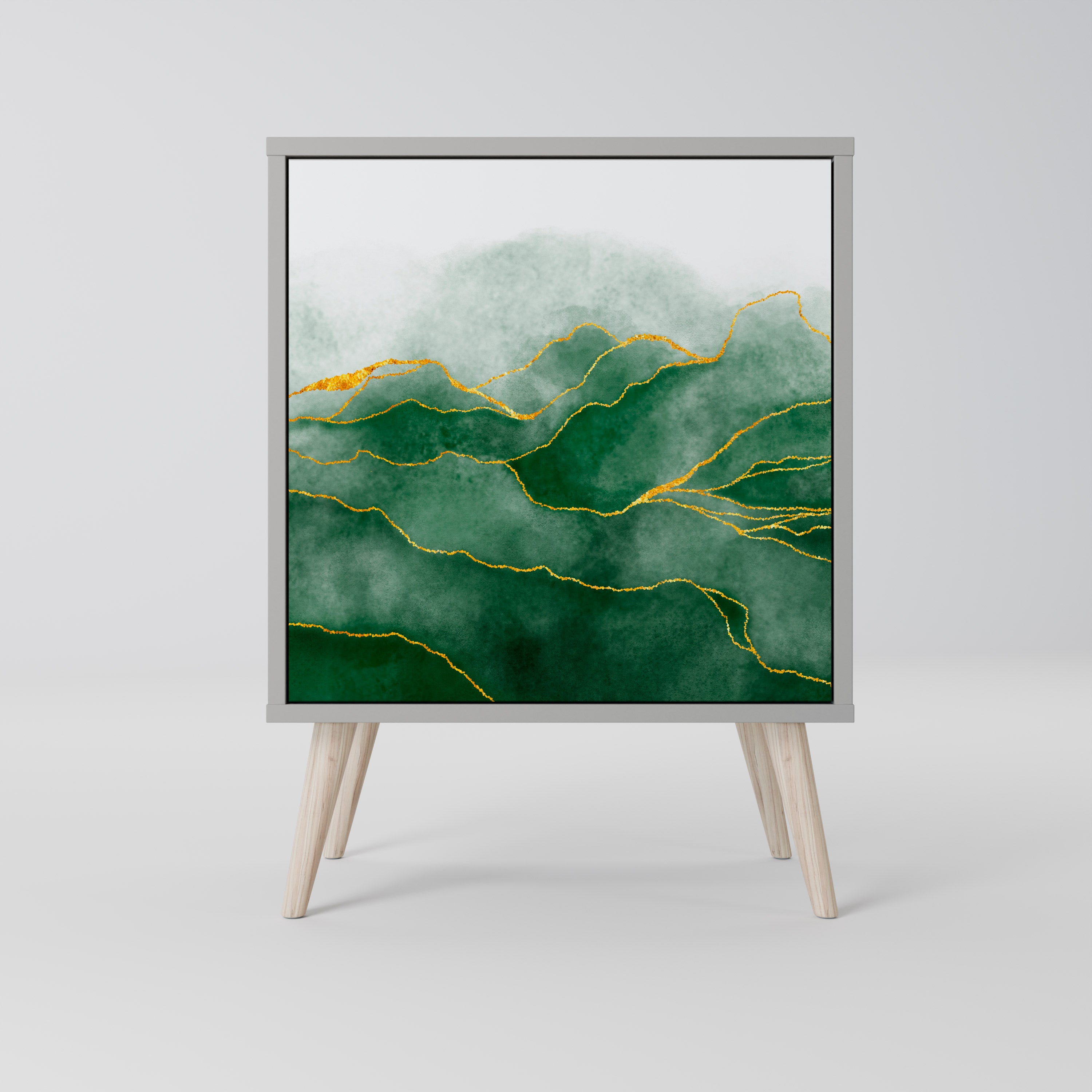 EXPENSIVE NATURE Komoda 1-drzwiowa korpus Szary