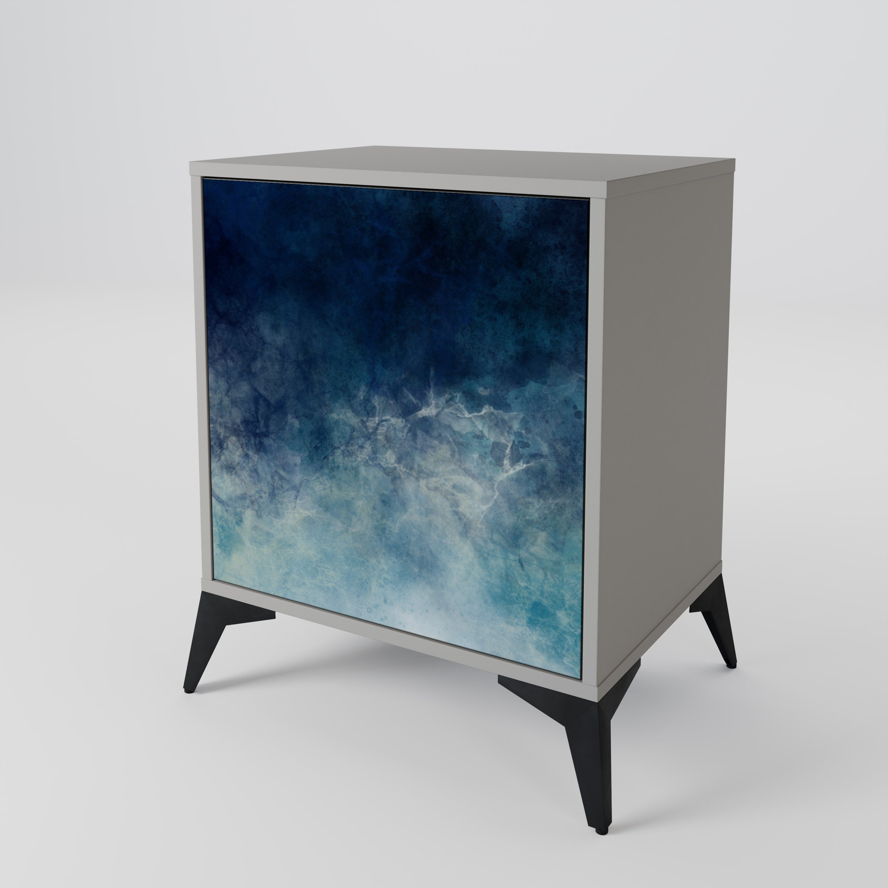 CELESTIAL FALL Komoda 1-drzwiowa korpus Szary