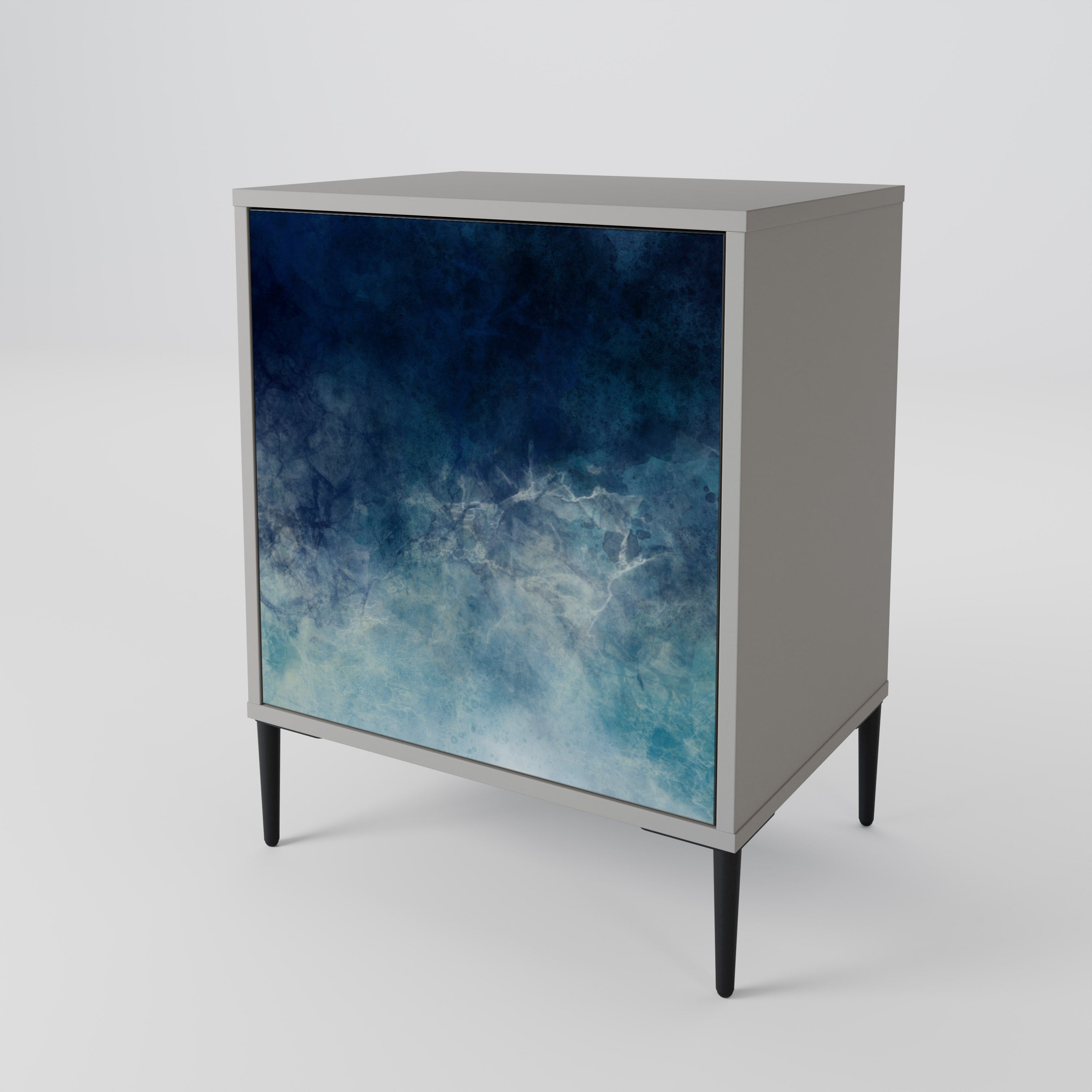 CELESTIAL FALL Komoda 1-drzwiowa korpus Szary