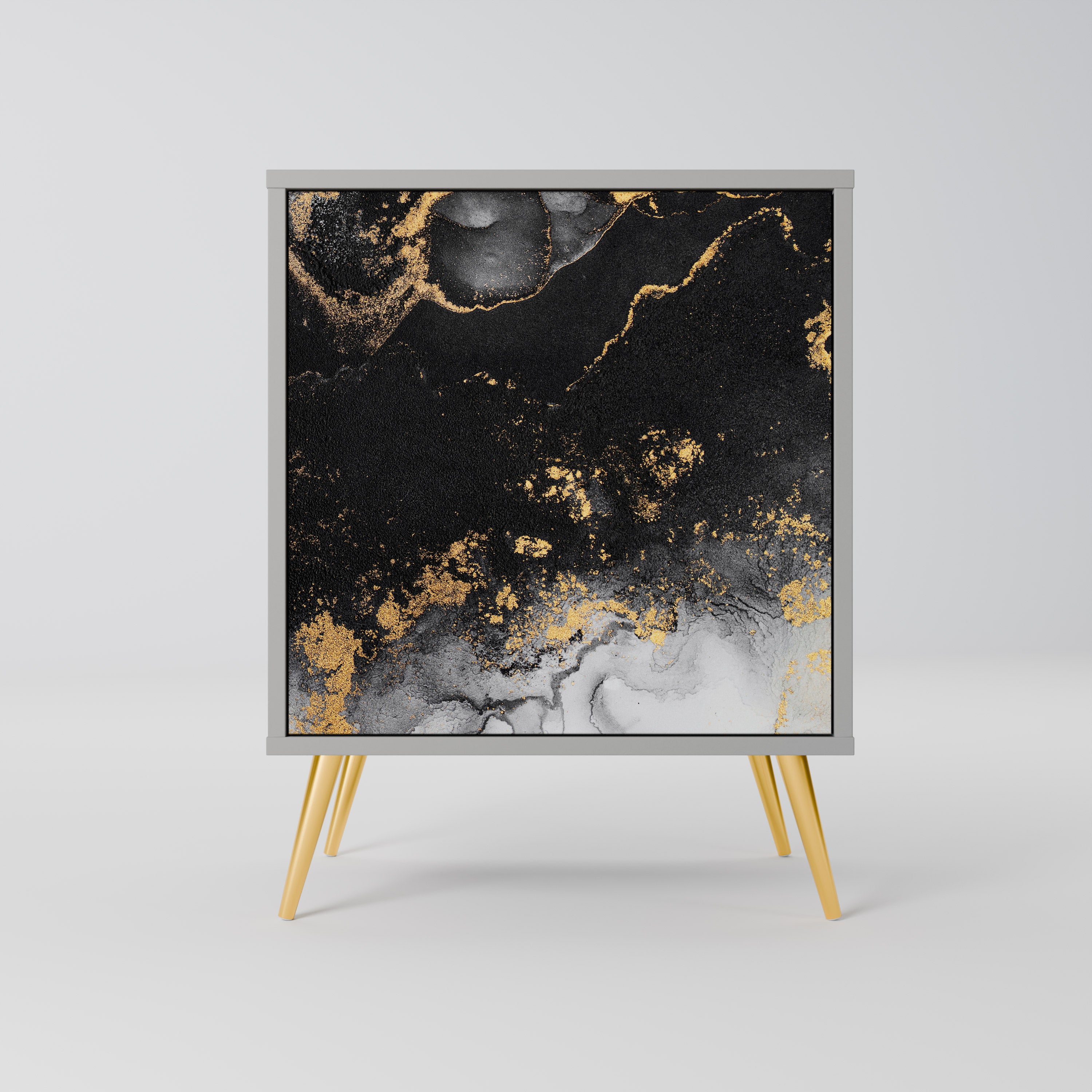 MARBLE OF TOMMORROW Komoda 1-drzwiowa korpus Szary