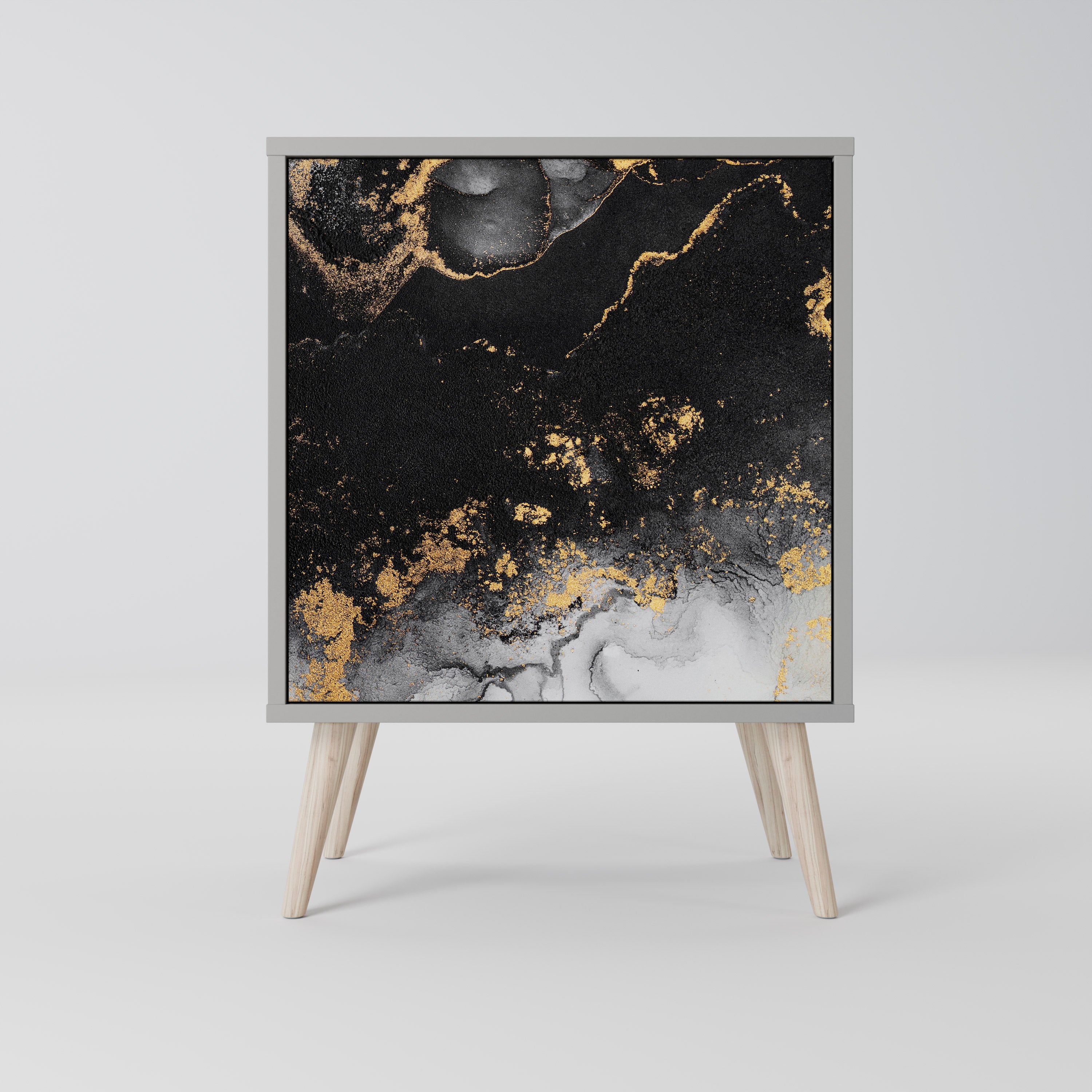 MARBLE OF TOMMORROW Komoda 1-drzwiowa korpus Szary