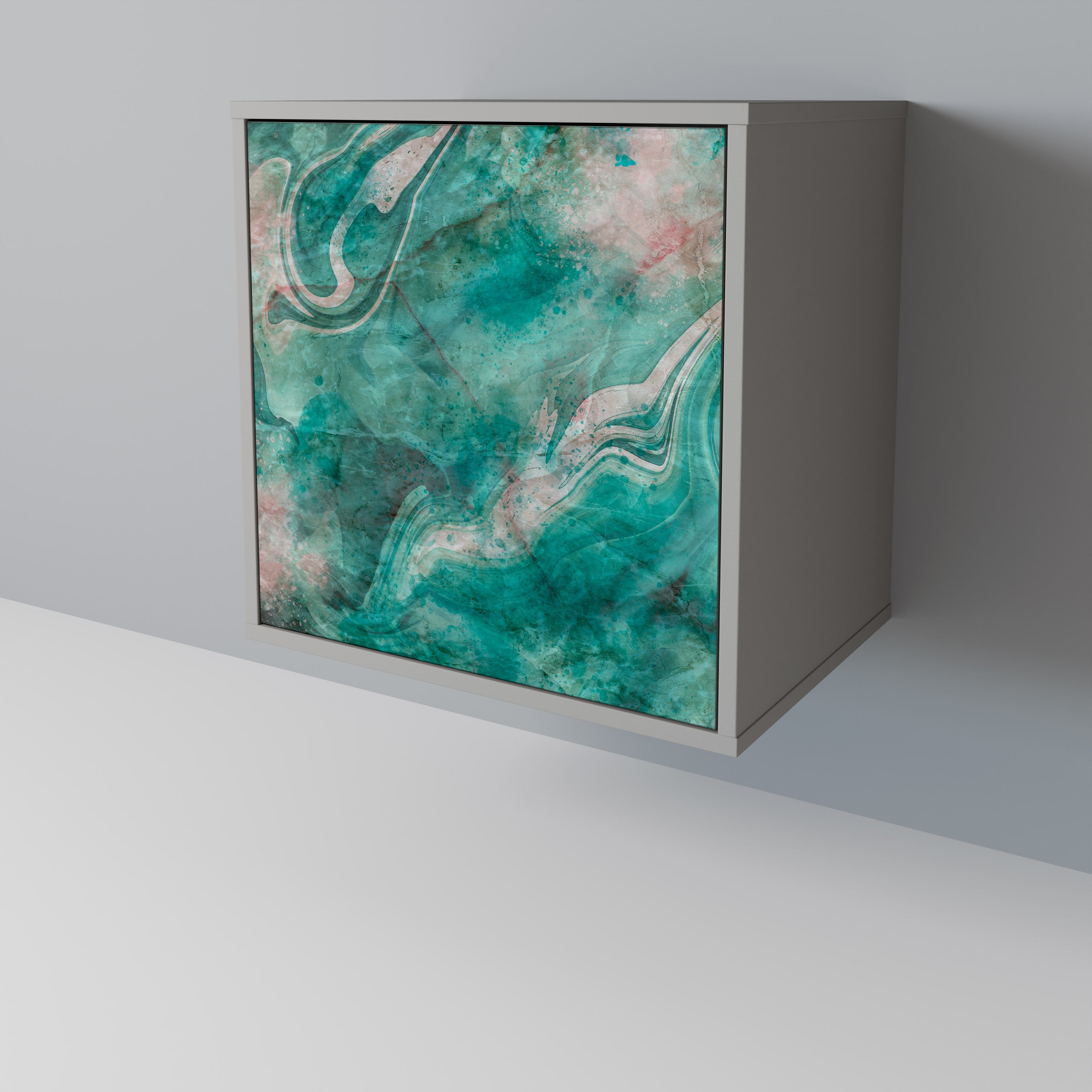 ABSTRACT ALCHEMY Komoda 1-drzwiowa korpus Szary