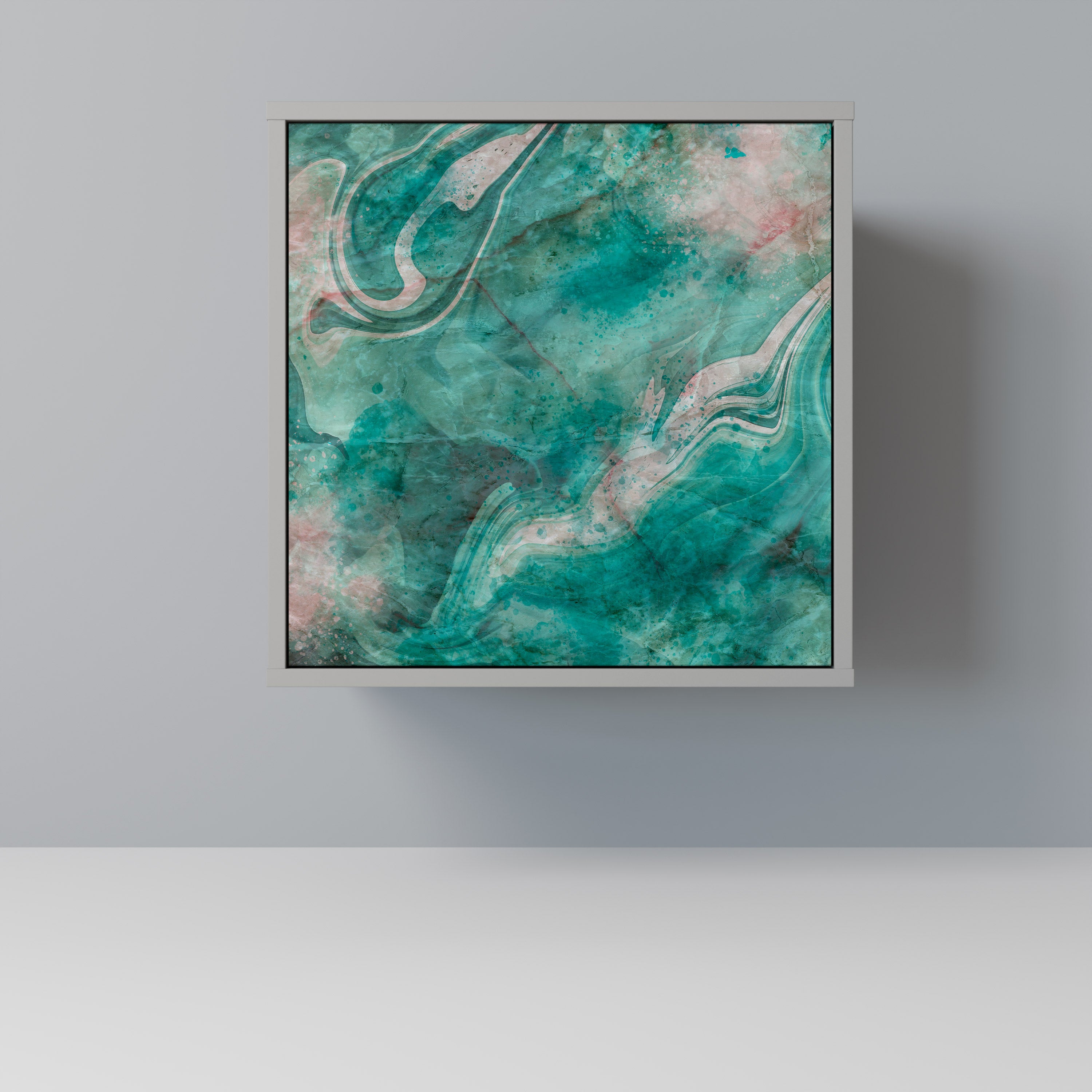 ABSTRACT ALCHEMY Komoda 1-drzwiowa korpus Szary