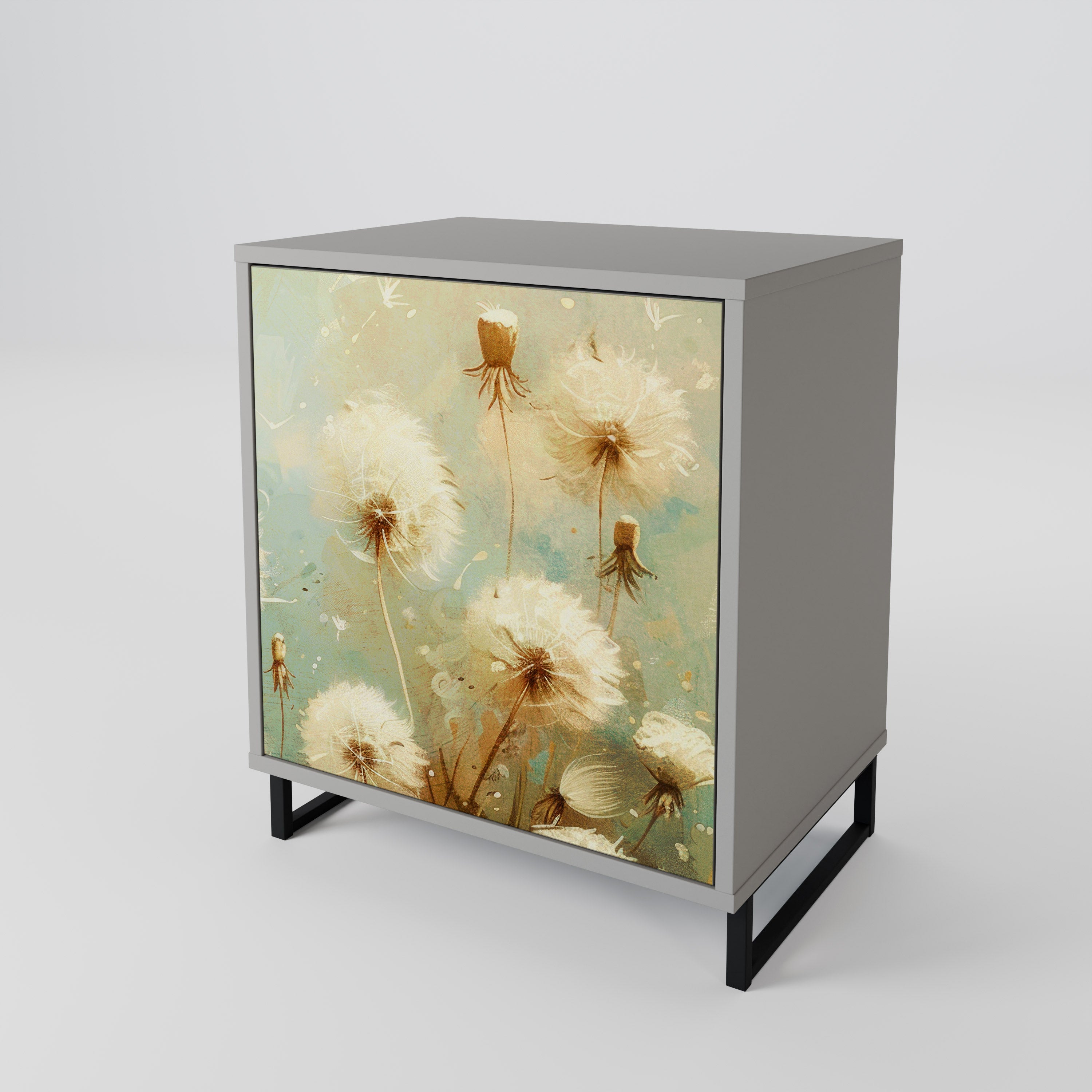 DREAMY MEADOW Komoda 1-drzwiowa korpus Szary