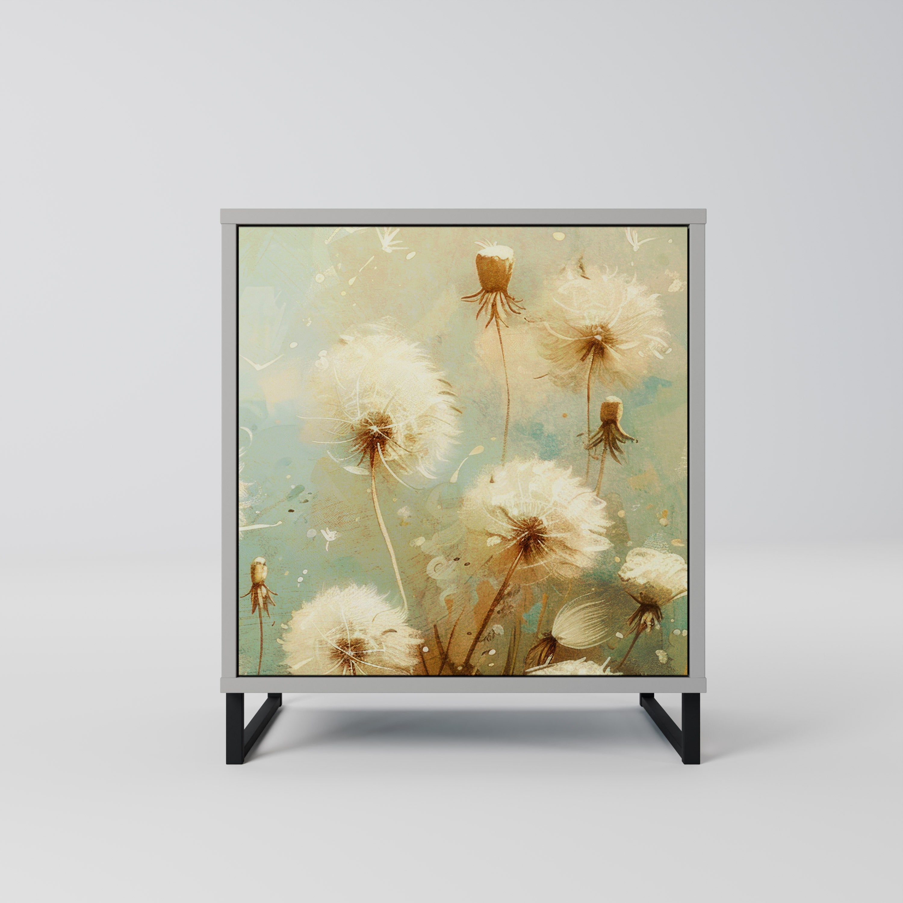 DREAMY MEADOW Komoda 1-drzwiowa korpus Szary